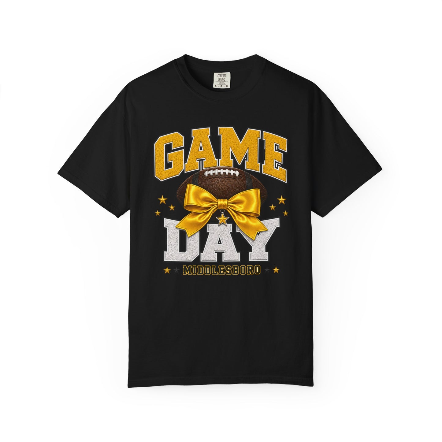 Middlesboro Yellow Jackets Bow Game Day Comfort Colors Tee
