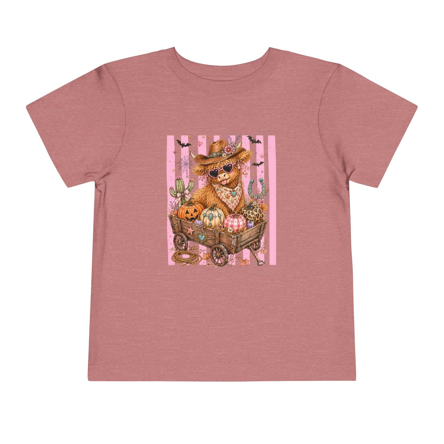Fall Highland Cow Wagon | Toddler Tee