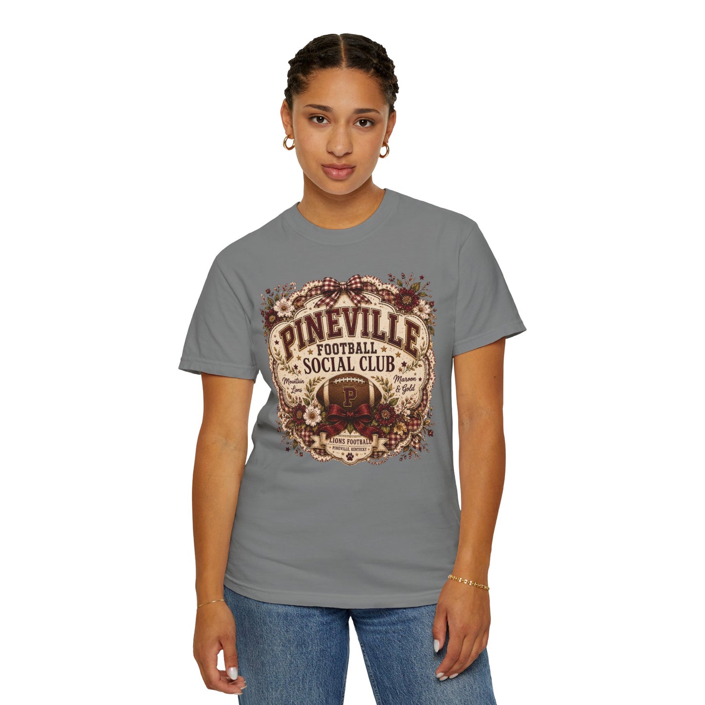 Pineville Football Social Club Comfort Colors Tee