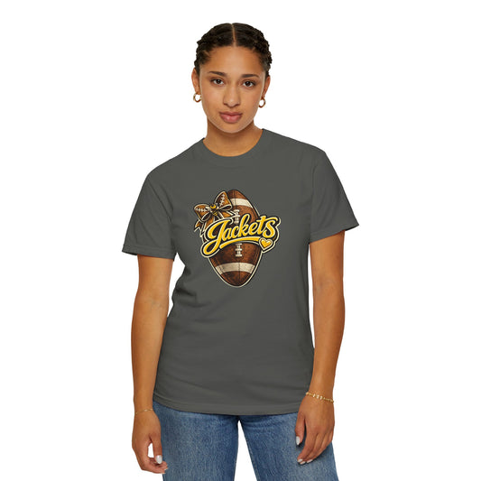 Middlesboro Yellow Jackets Football Bow Comfort Colors® Tee