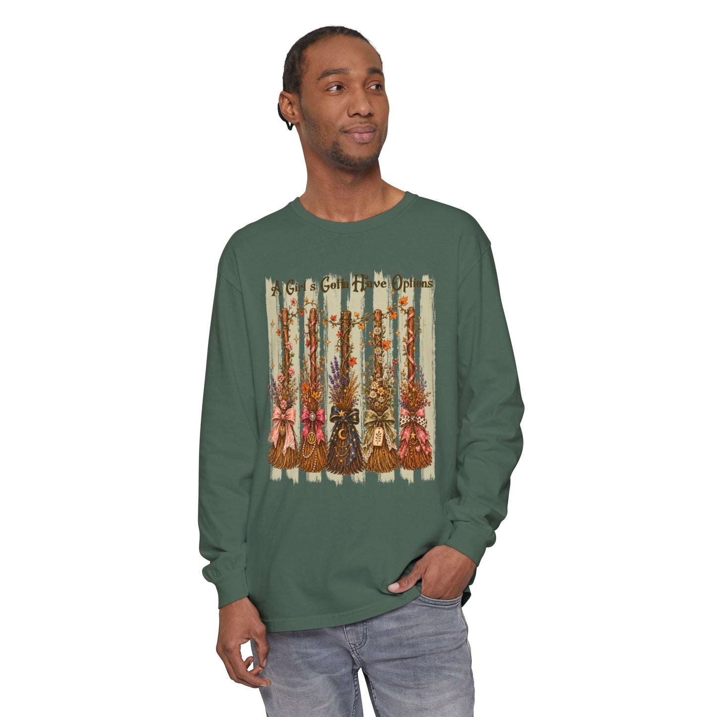A Girl's Gotta Have Options | Comfort Colors Long Sleeve Tee