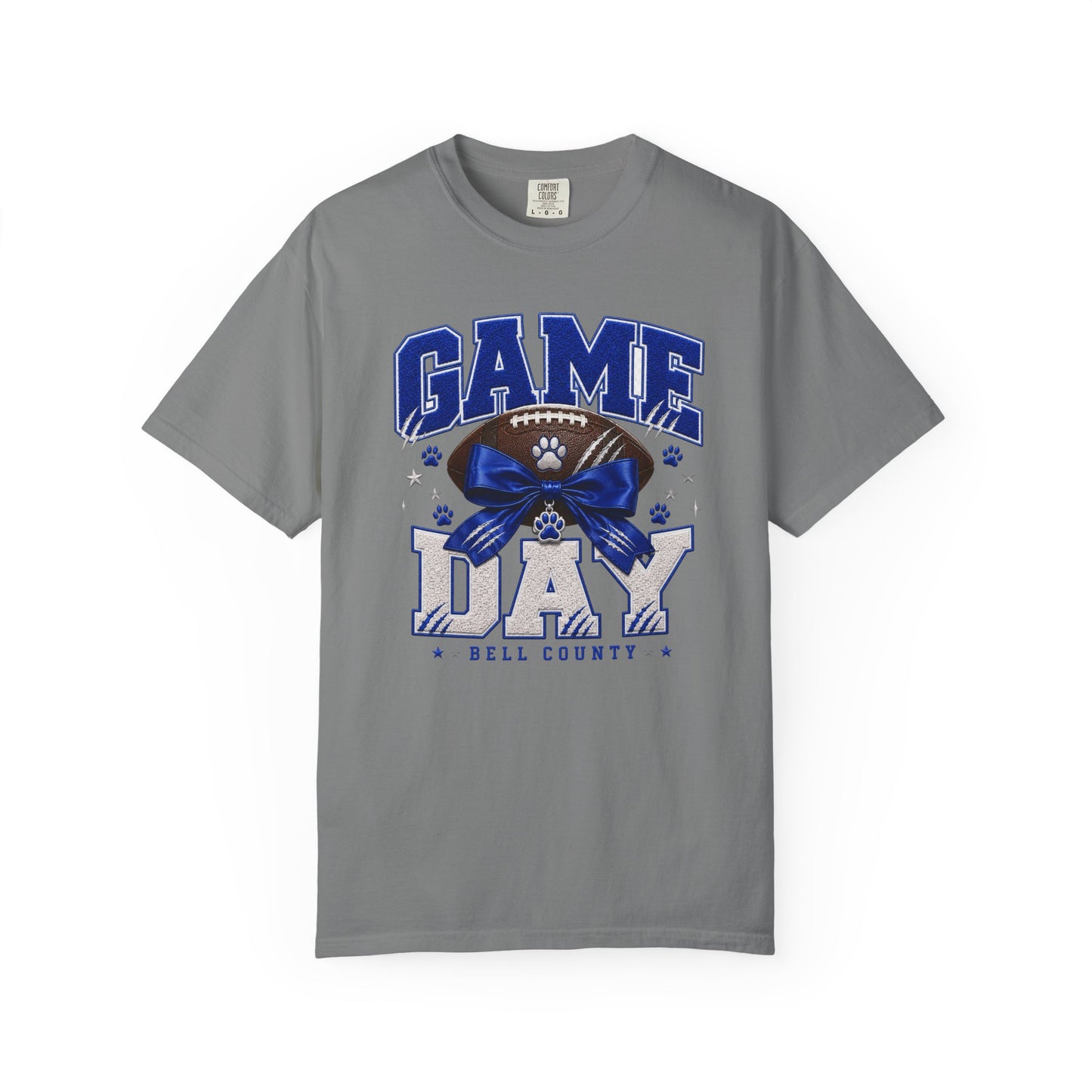 Bell County Bobcats Bow Game Day Comfort Colors Tee
