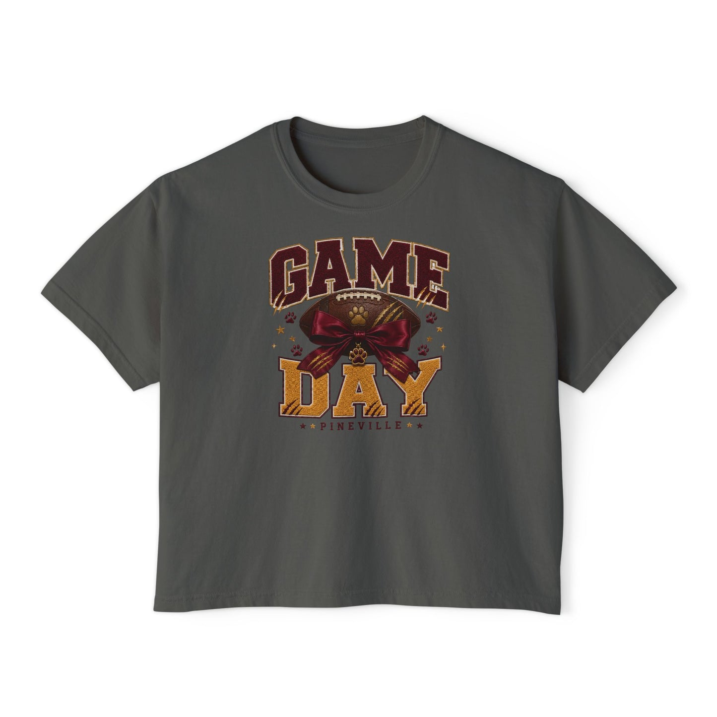 Pineville Lions Game Day Boxy Tee