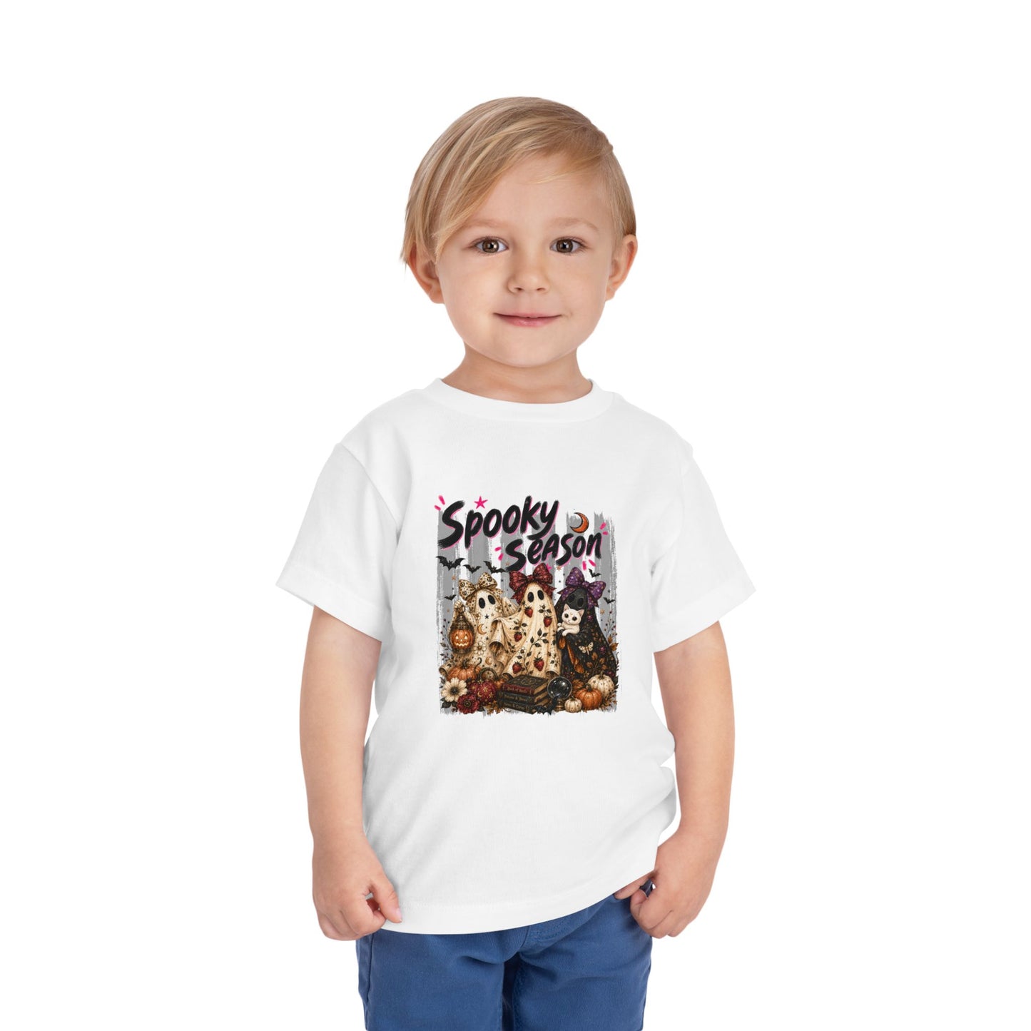 Spooky Season Ghost Group | Toddler Tee