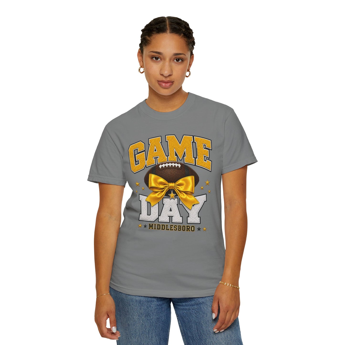 Middlesboro Yellow Jackets Bow Game Day Comfort Colors Tee