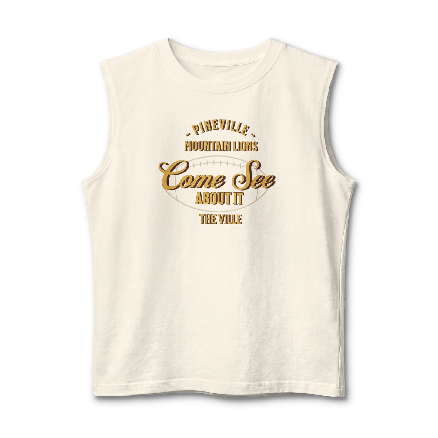 Pineville Mountain Lions “Come See About It” Muscle Tank