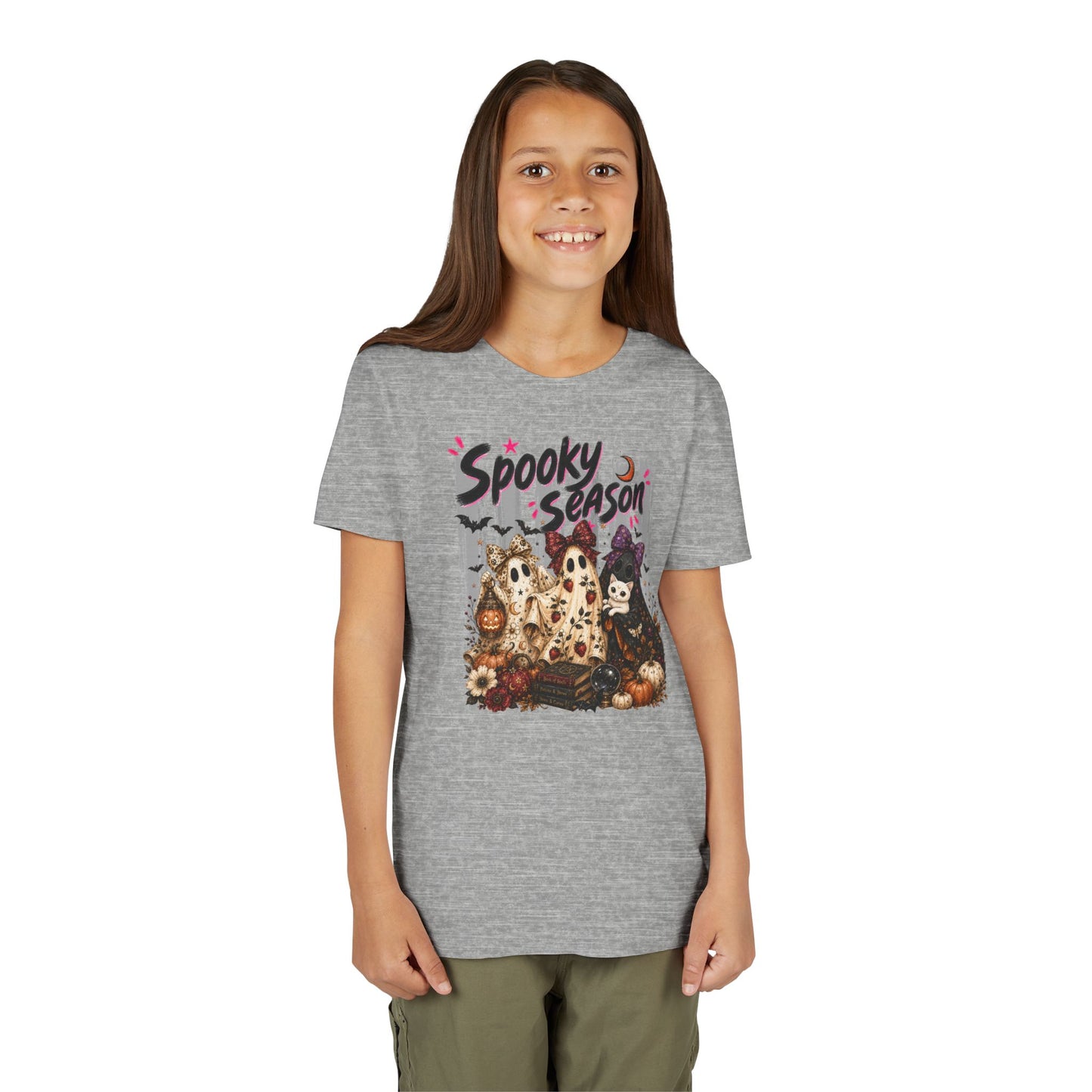 Spooky Season Ghost Group | Youth Tee