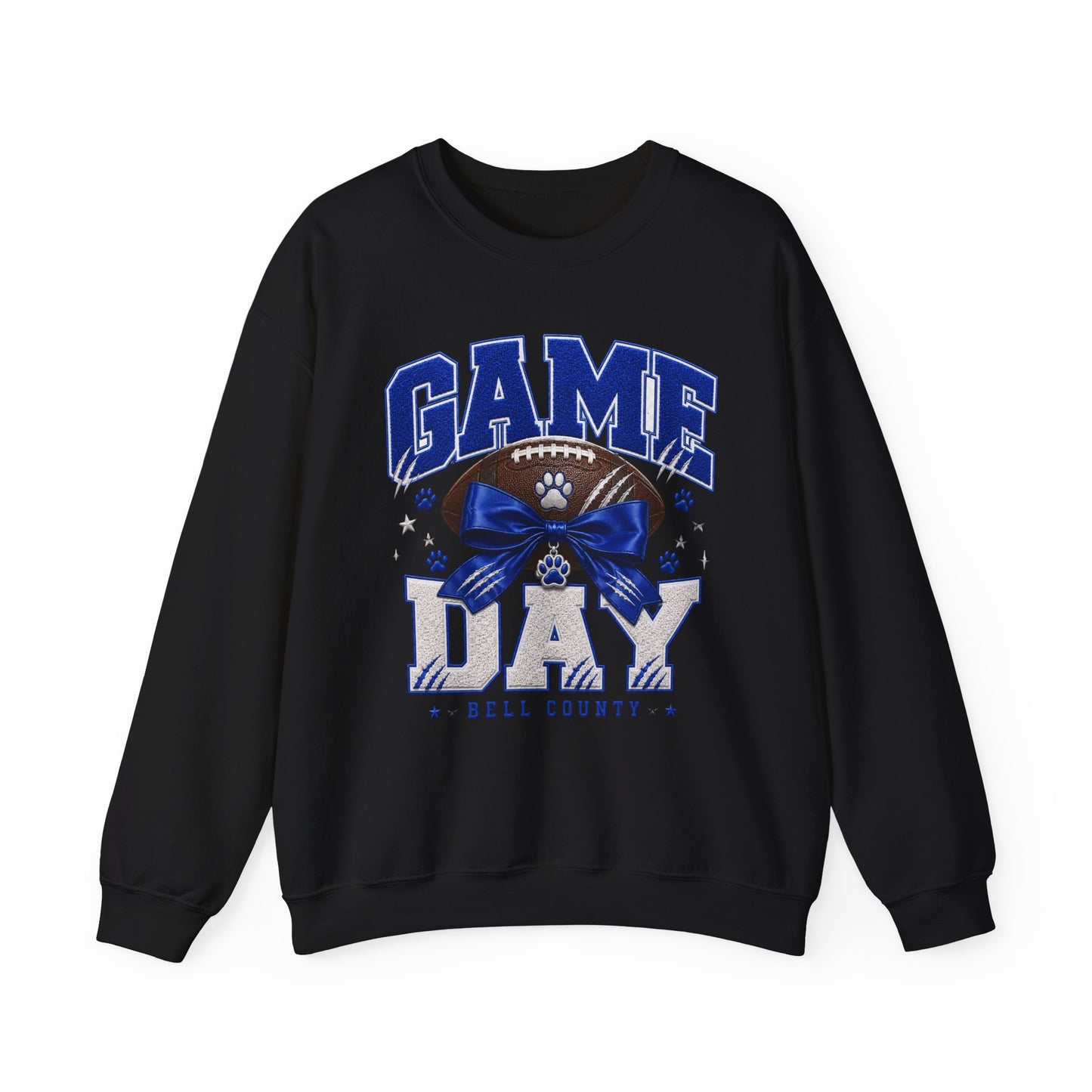 Bell County Bobcats Bow Game Day Crewneck