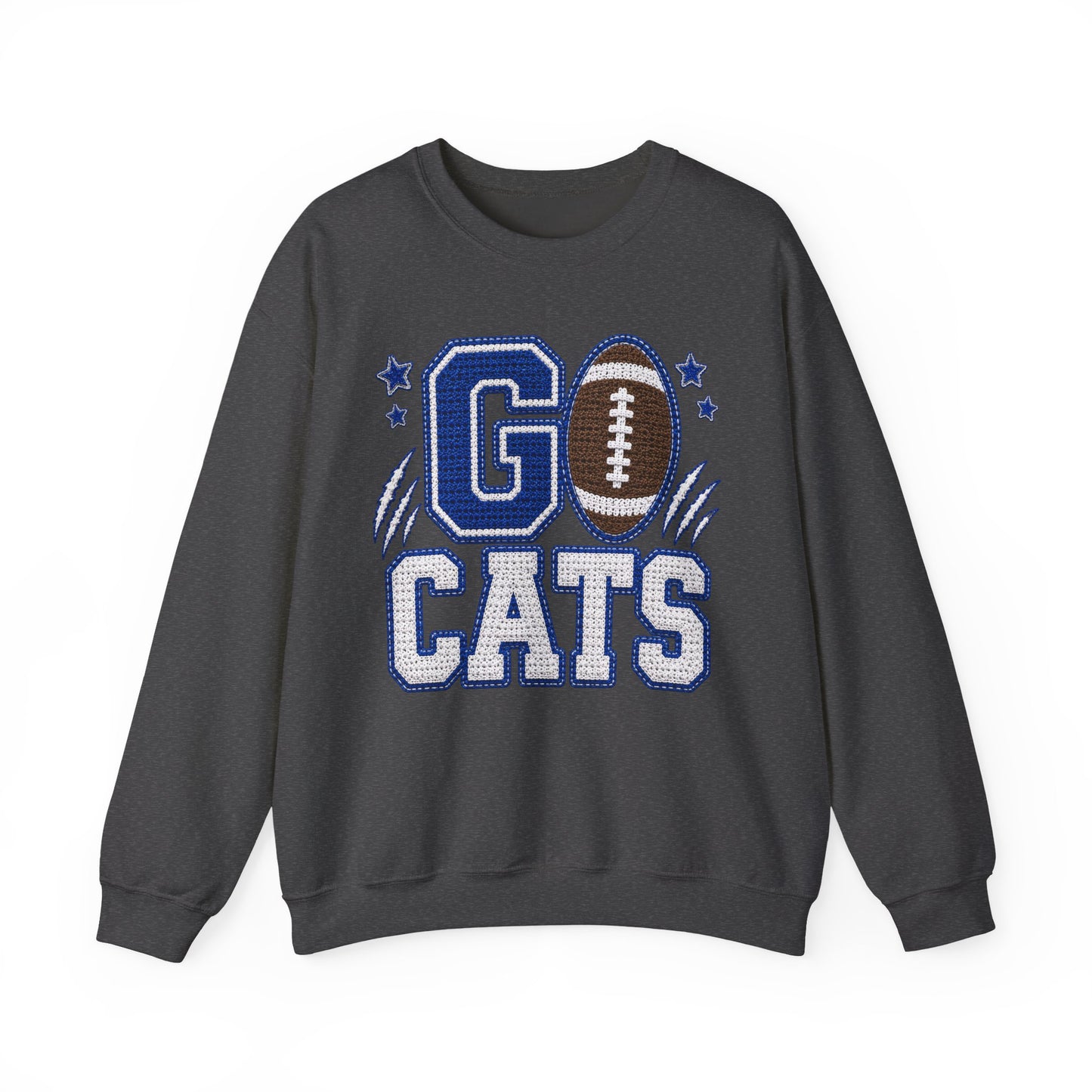 Go Cats Crochet Game Day Crewneck