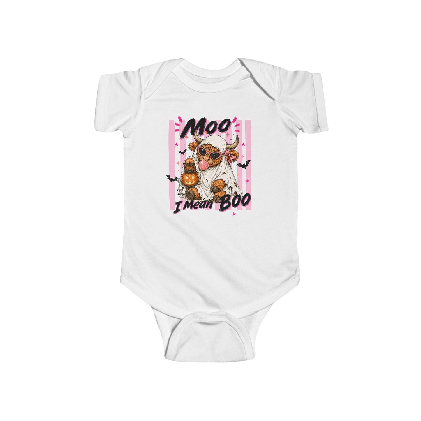 Moo, I Mean Boo | Baby Bodysuit