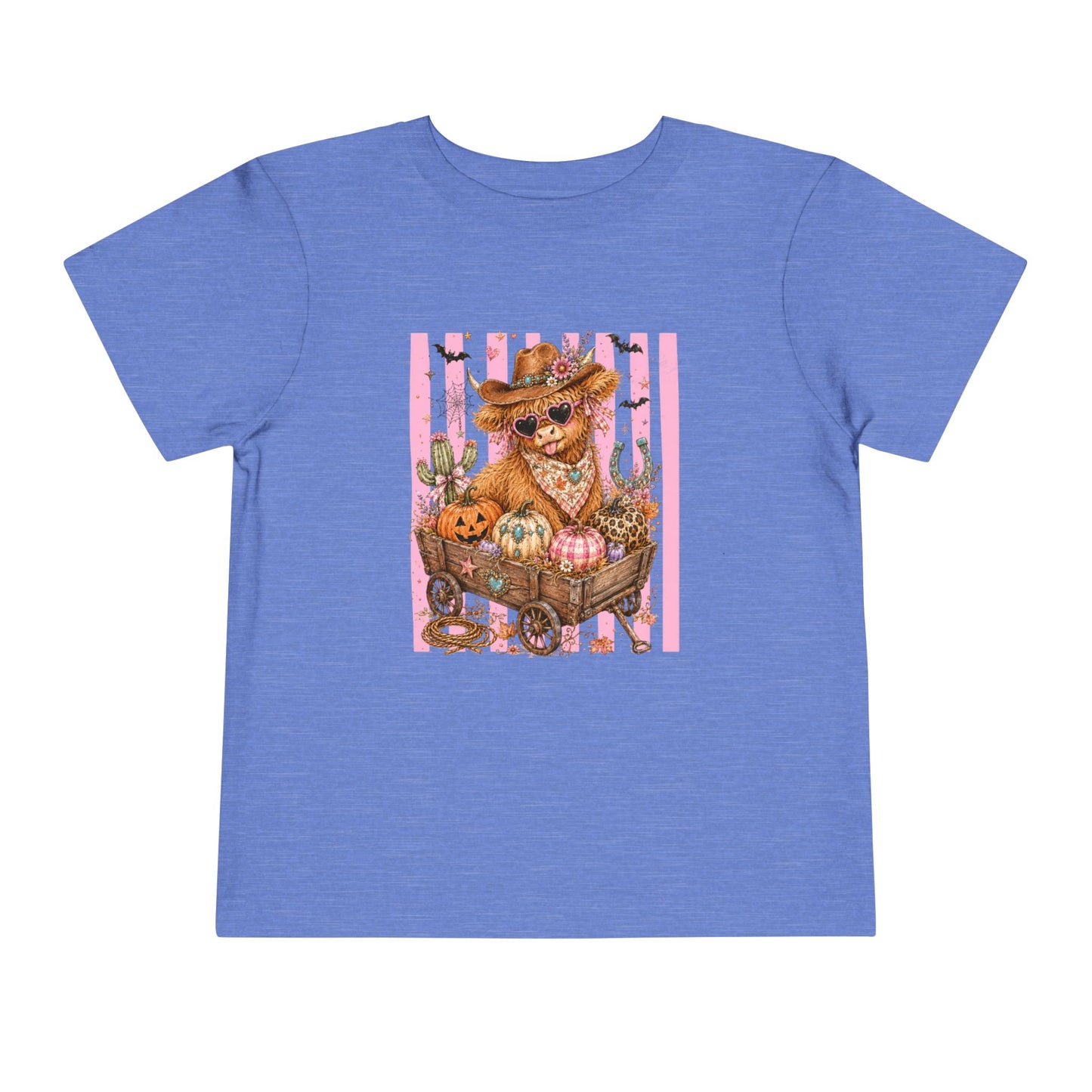 Fall Highland Cow Wagon | Toddler Tee