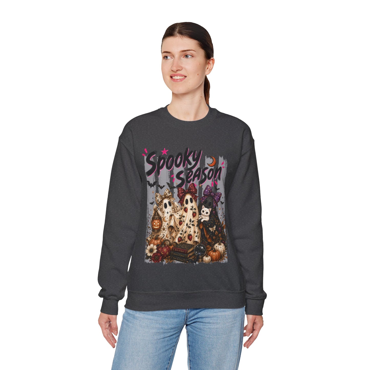 Spooky Season Ghost Group | Crewneck Sweatshirt
