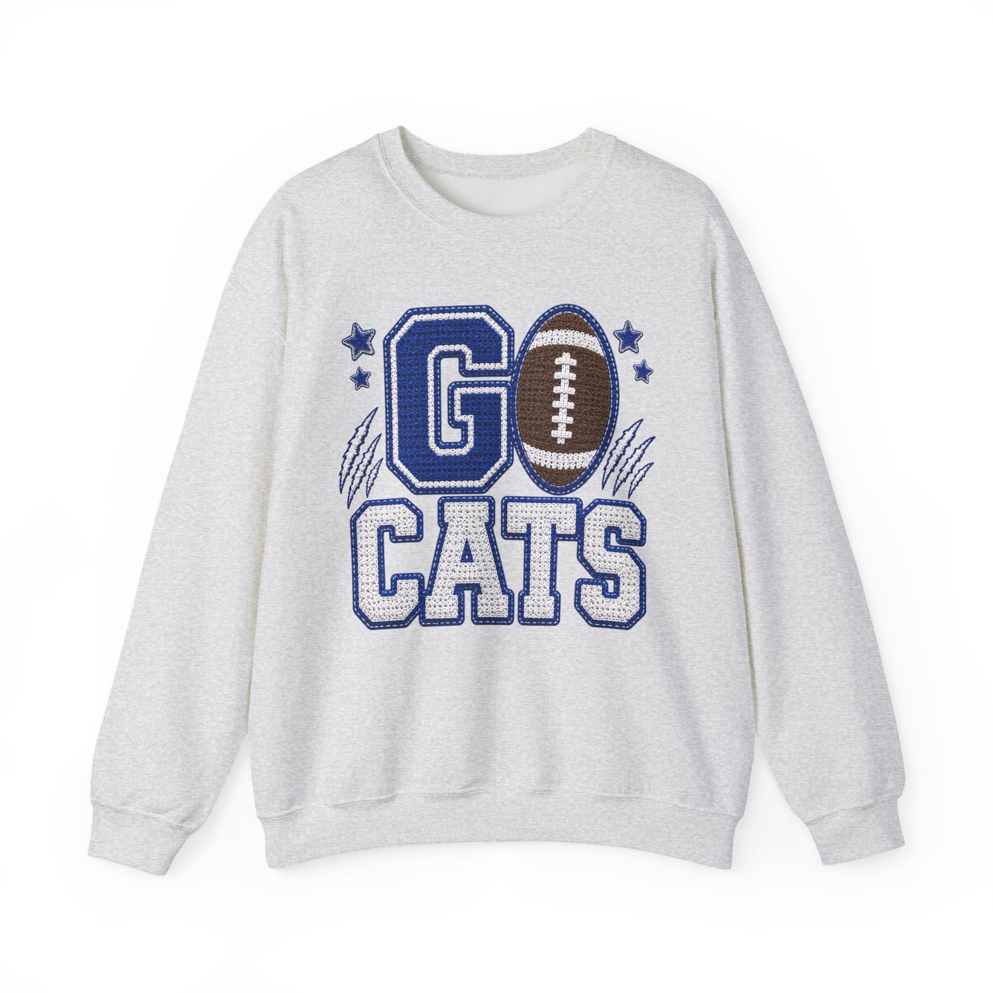 Go Cats Crochet Game Day Crewneck