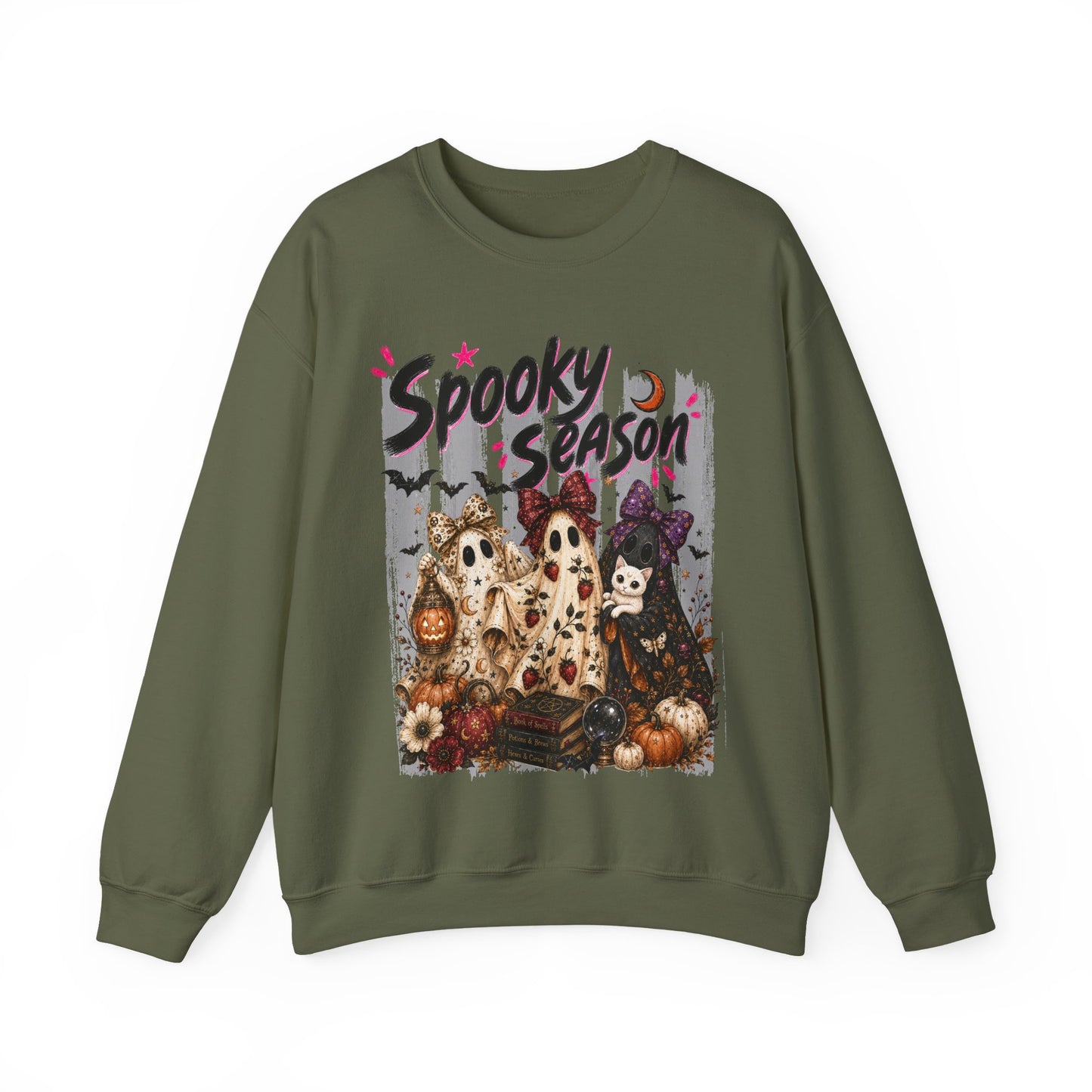 Spooky Season Ghost Group | Crewneck Sweatshirt