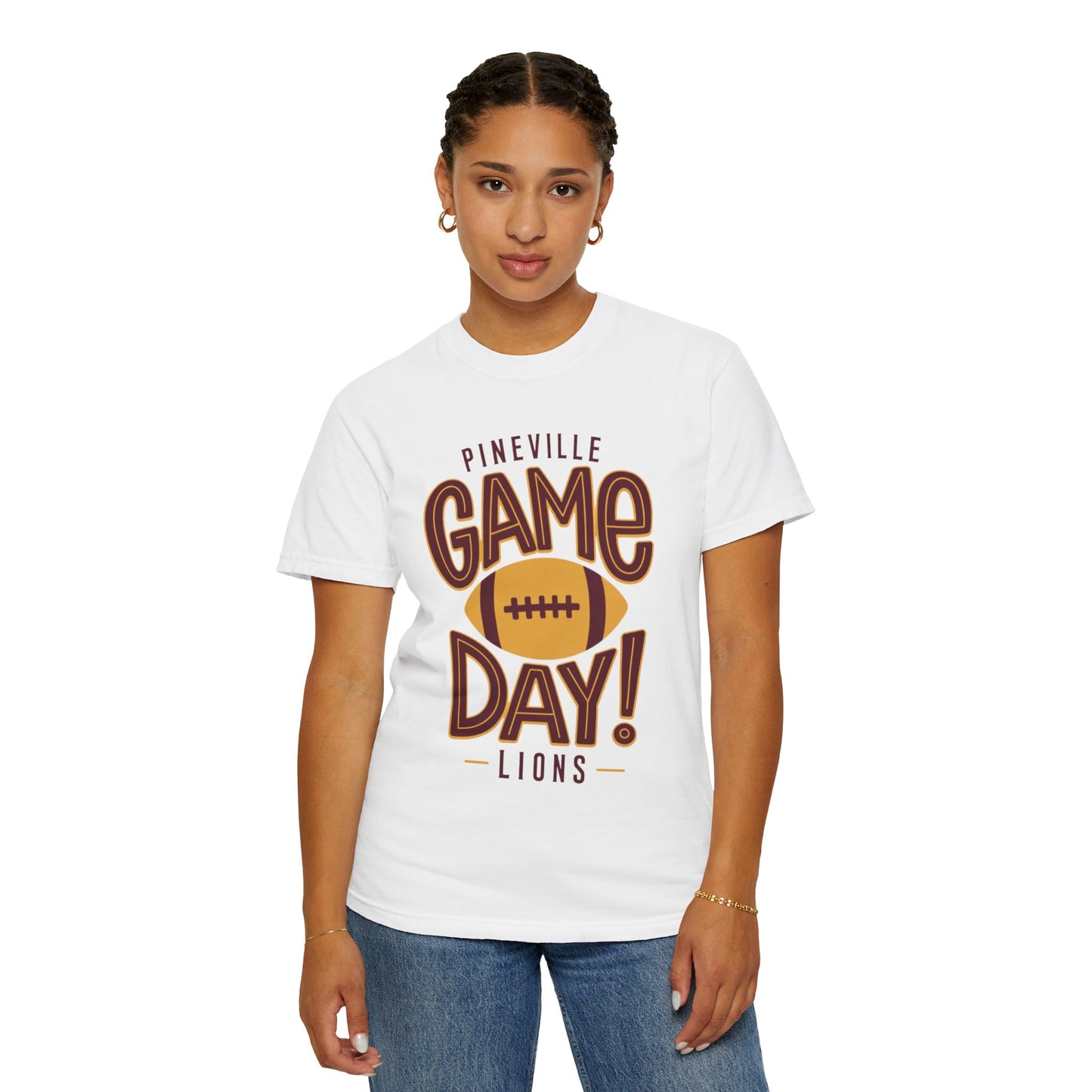 Pineville Lions Game Day Comfort Colors Tee