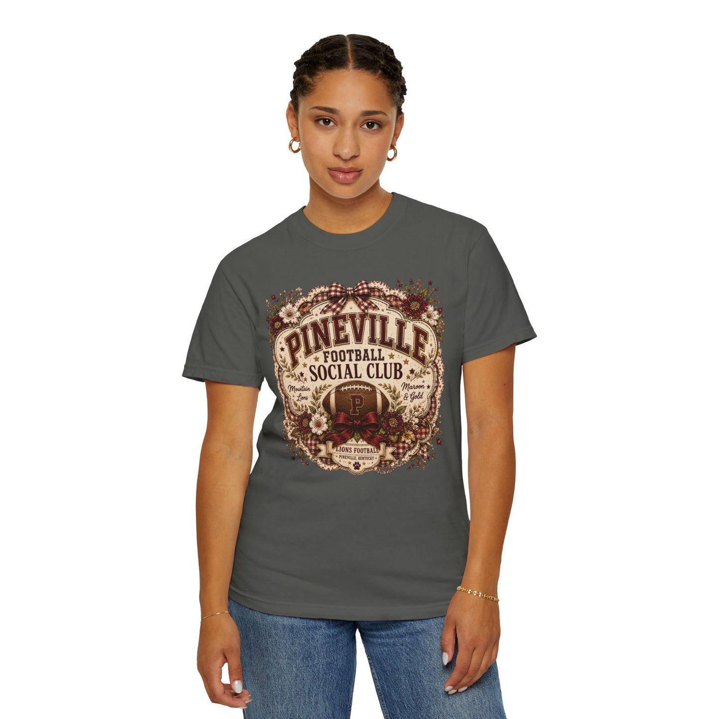 Pineville Football Social Club Comfort Colors Tee