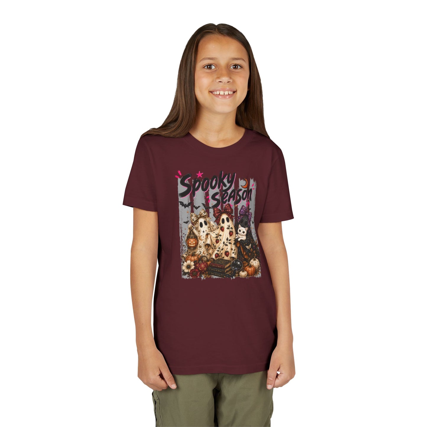 Spooky Season Ghost Group | Youth Tee