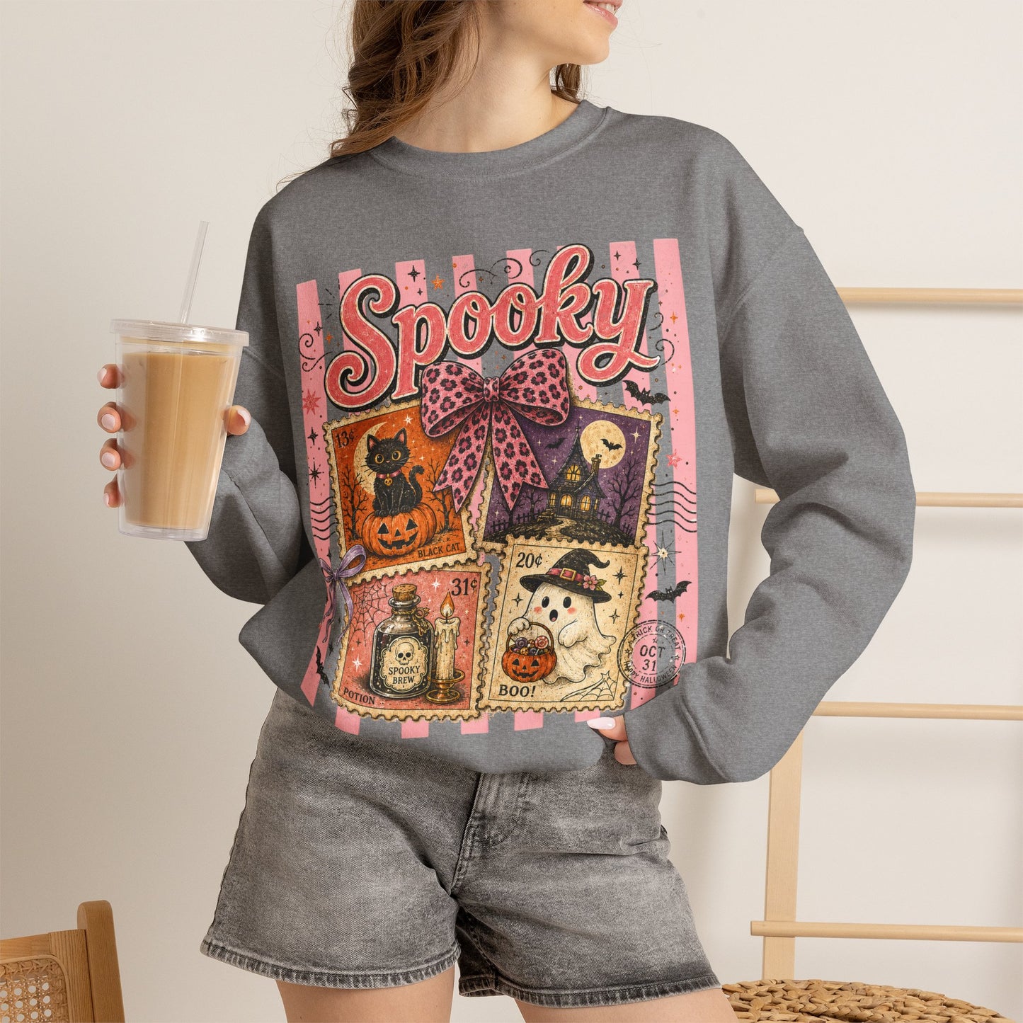 Spooky Collage | Crewneck Sweatshirt