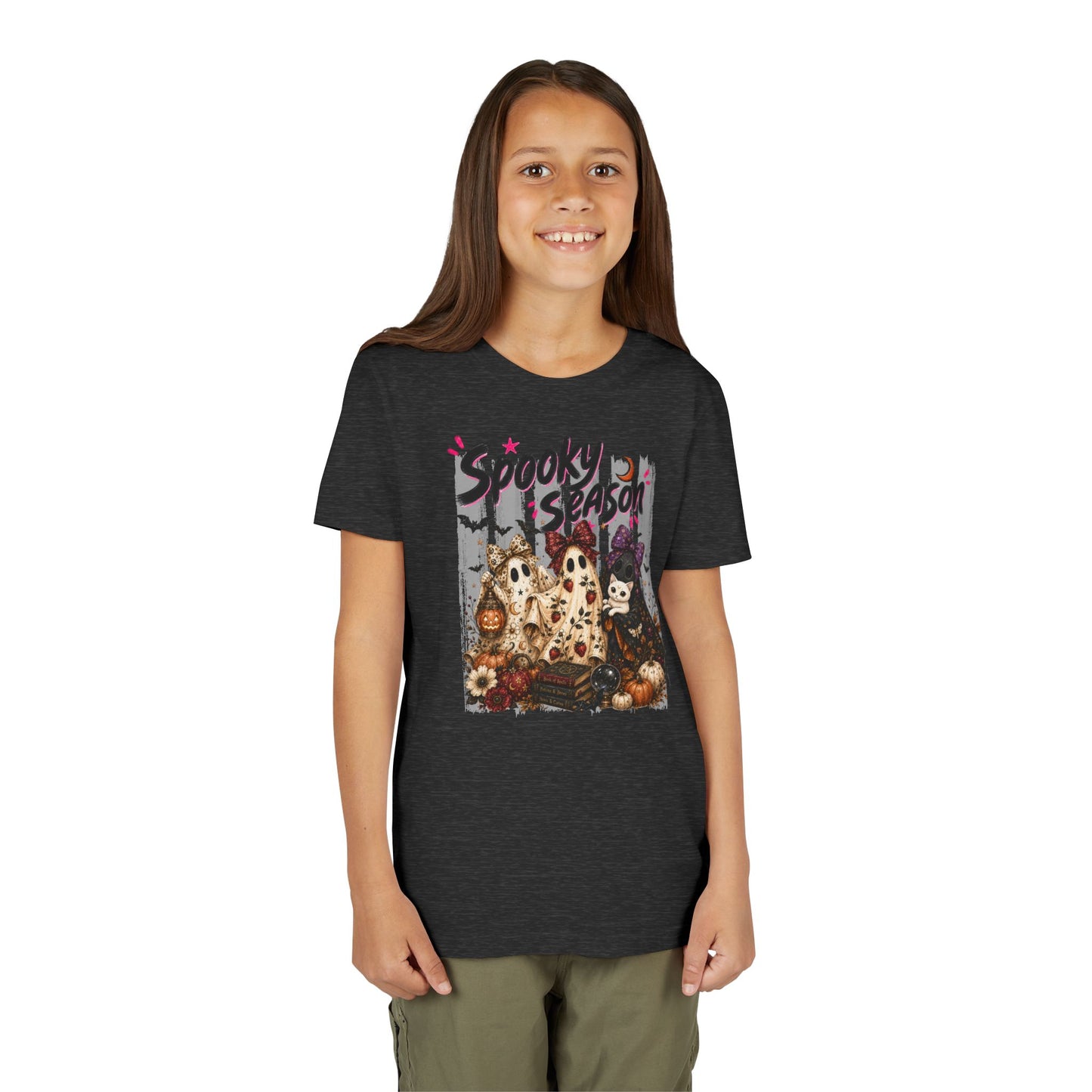 Spooky Season Ghost Group | Youth Tee