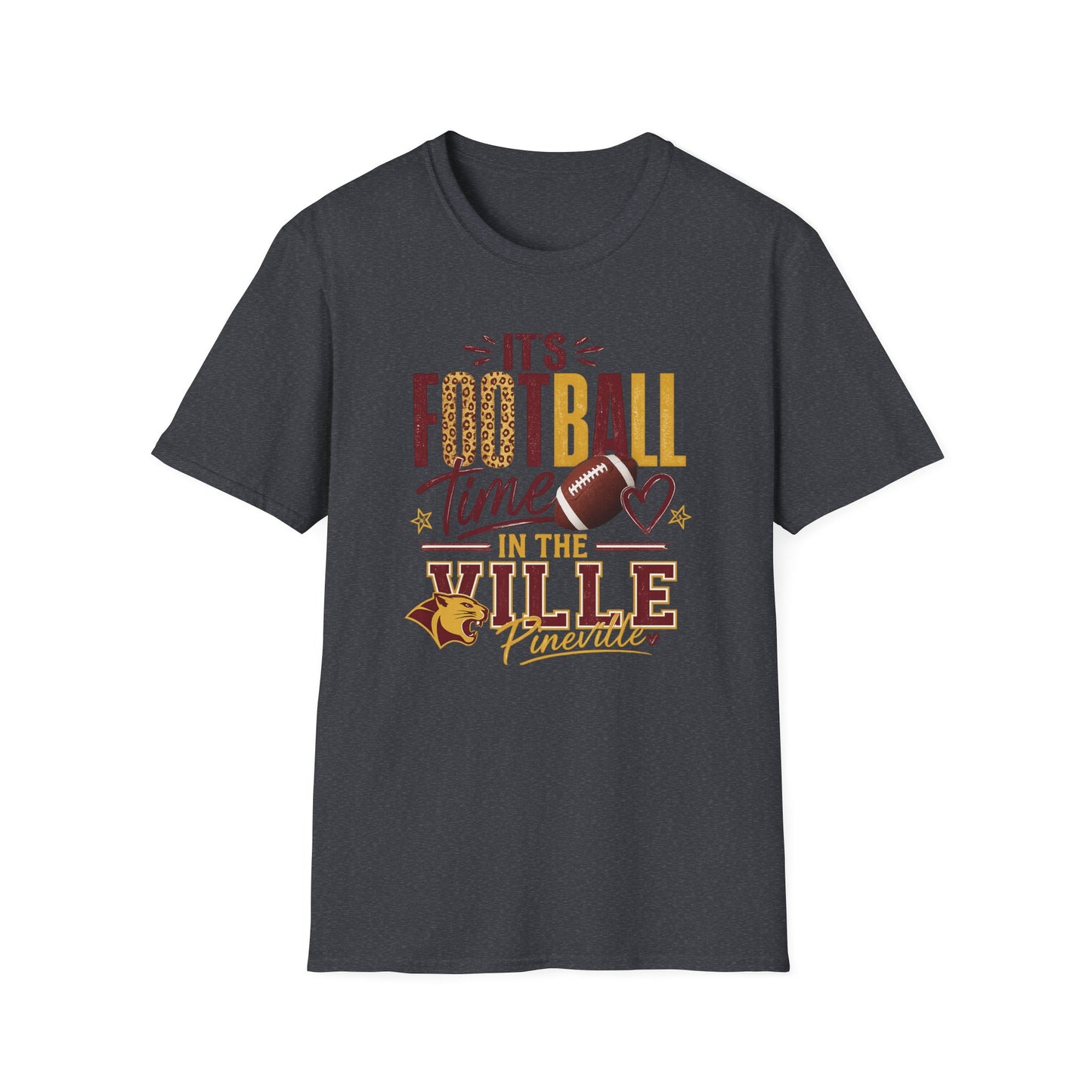 It’s Football Time in the Ville | Pineville Mountain Lions Game Day Gildan Graphic Tee
