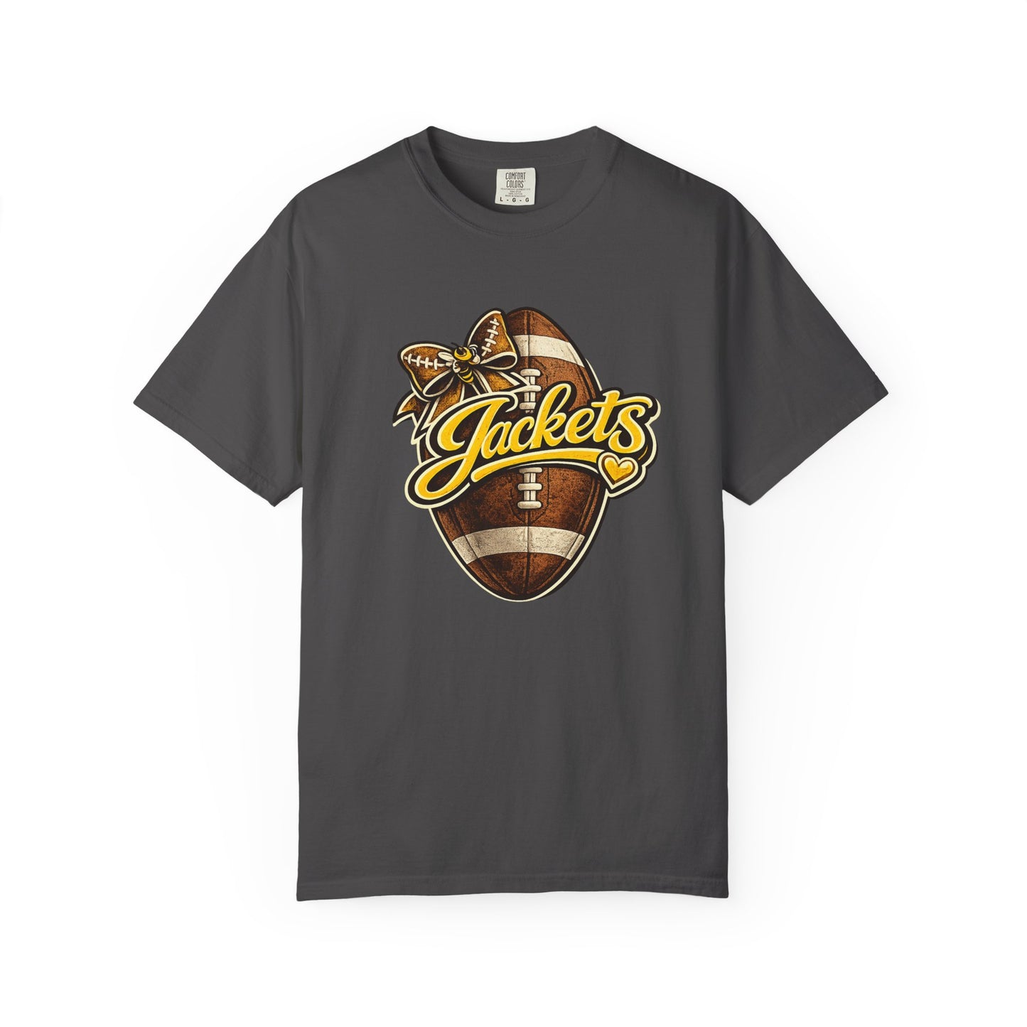 Middlesboro Yellow Jackets Football Bow Comfort Colors® Tee