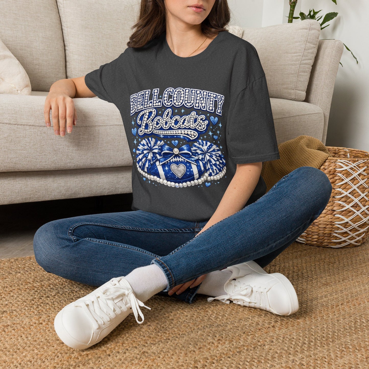Bell County Bobcats Glam Game Day Gildan Tee