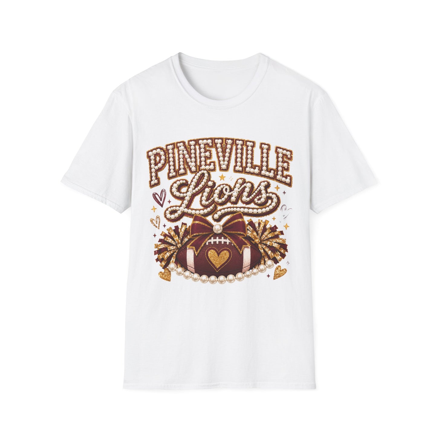 Pineville Lions Glam Game Day Gildan Tee