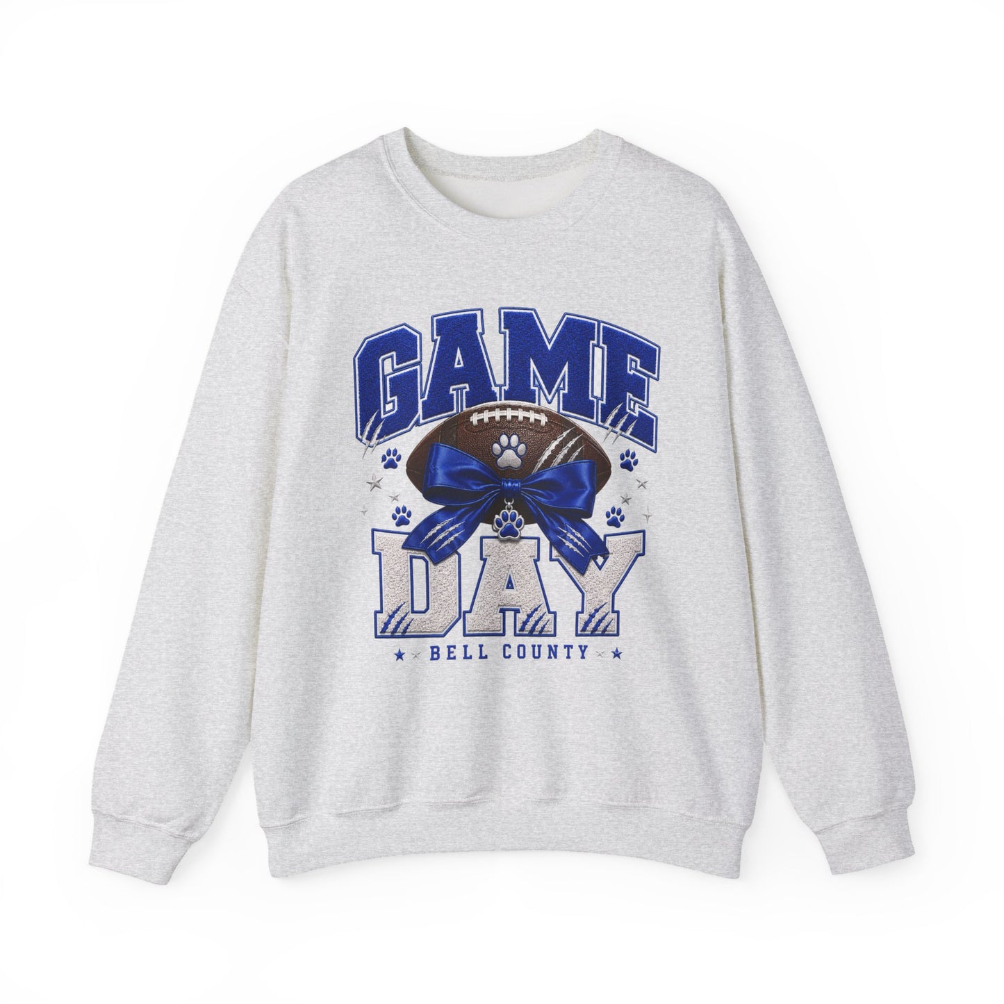 Bell County Bobcats Bow Game Day Crewneck