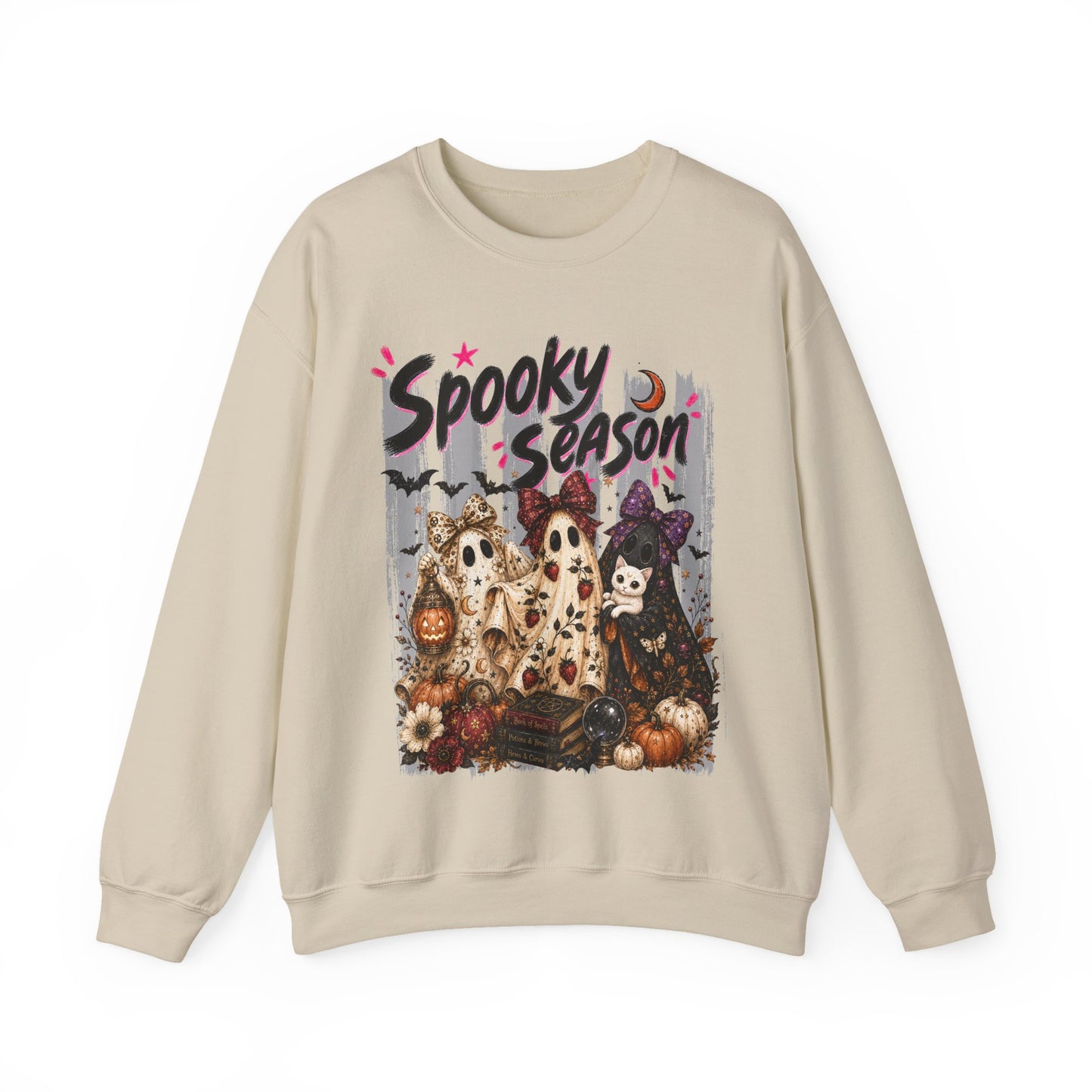 Spooky Season Ghost Group | Crewneck Sweatshirt