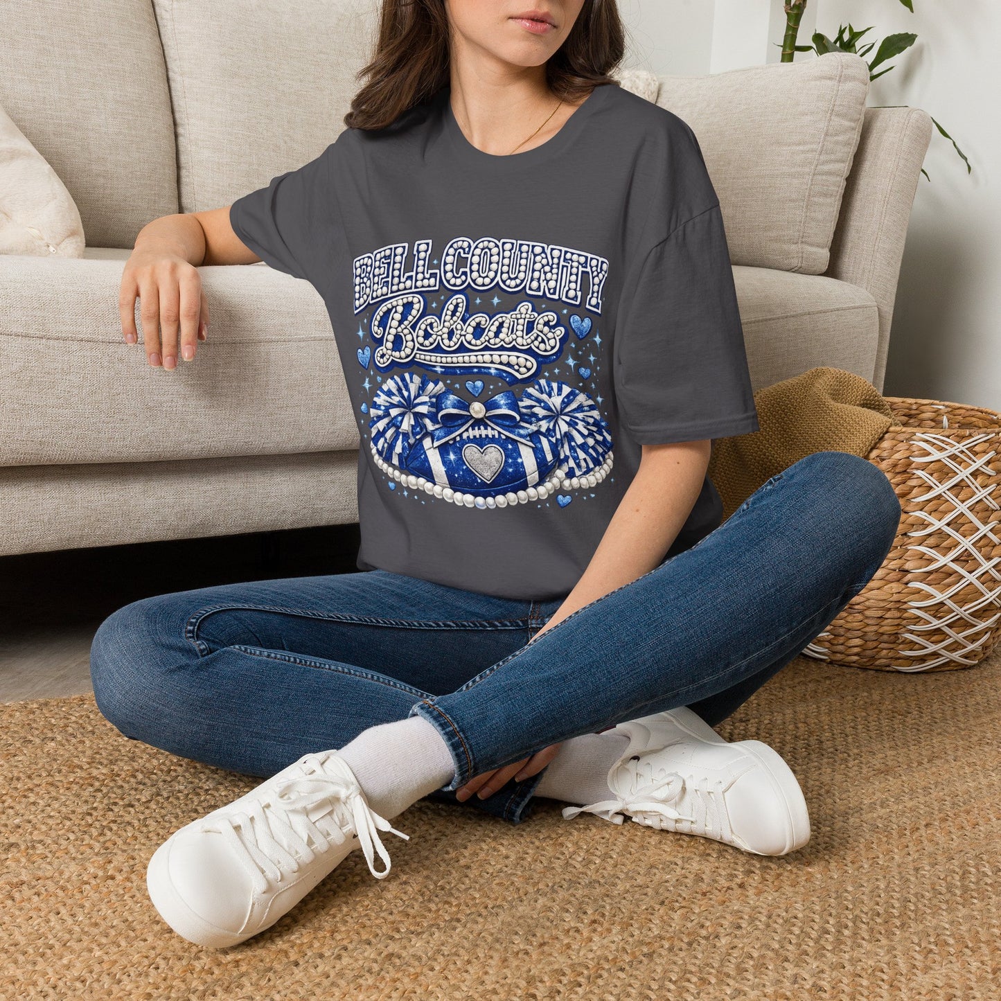 Bell County Bobcats Glam Game Day Gildan Tee