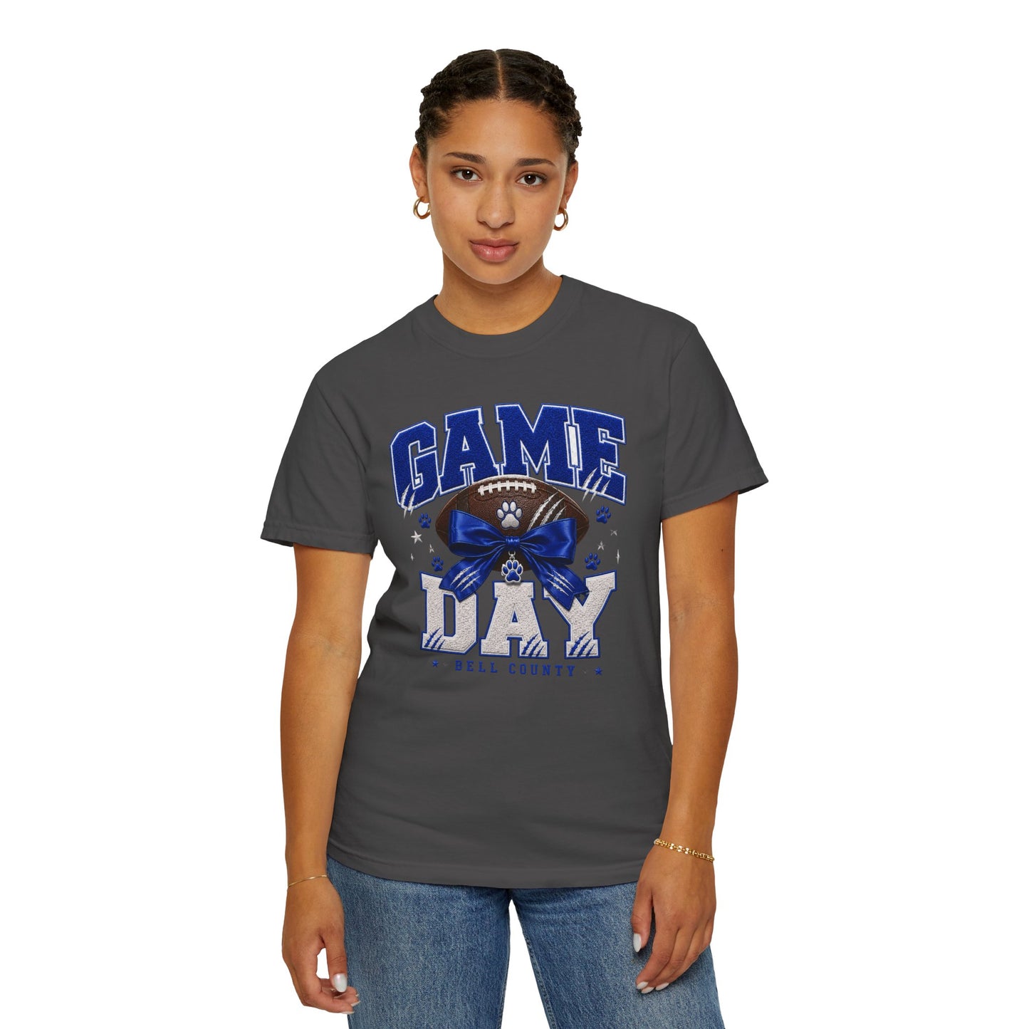 Bell County Bobcats Bow Game Day Comfort Colors Tee