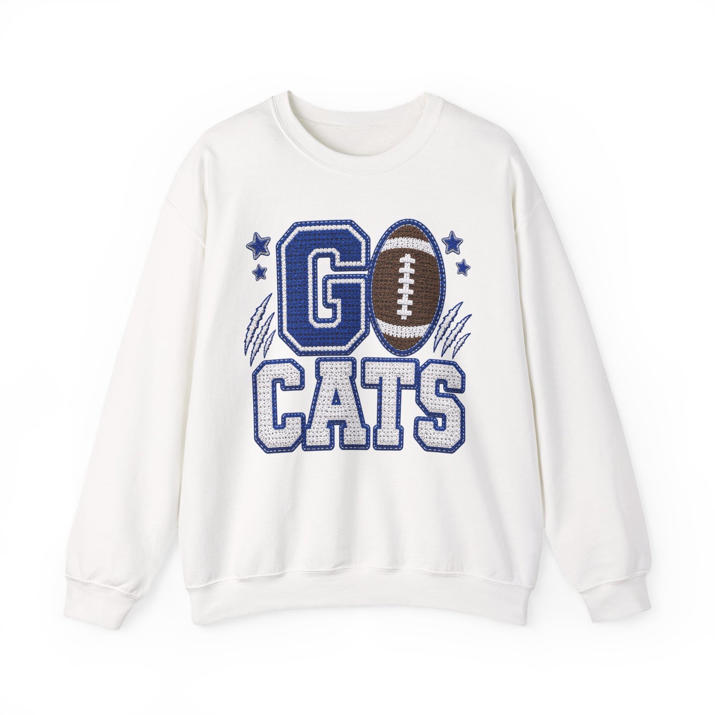 Go Cats Crochet Game Day Crewneck