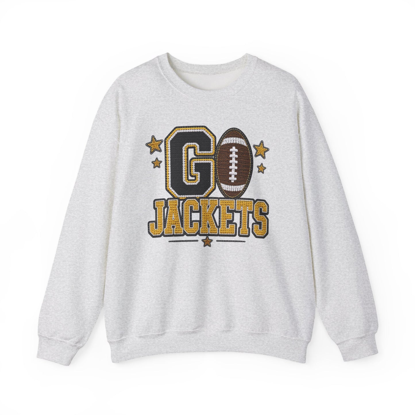 Go Jackets Crochet Game Day Crewneck