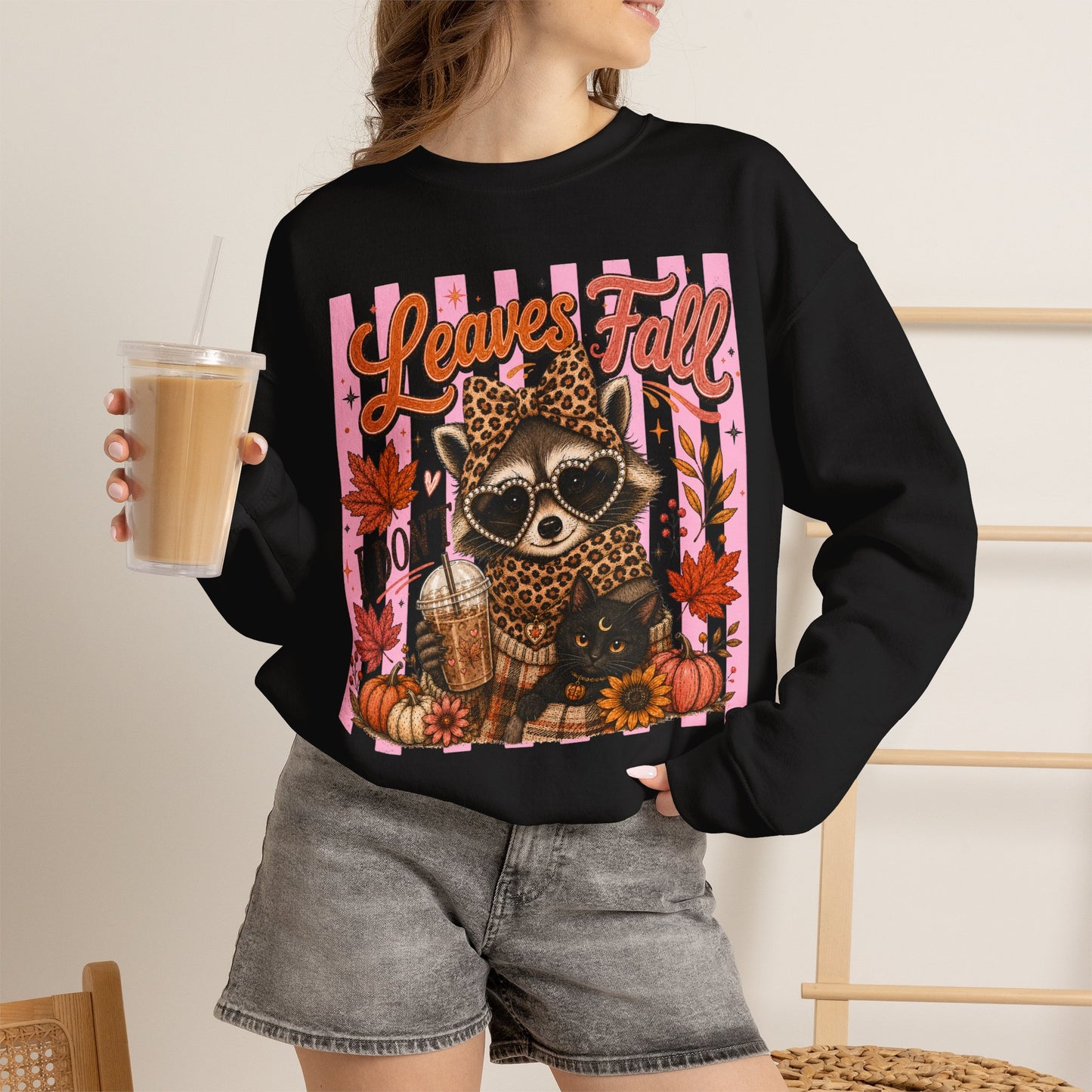 Leaves Fall, I Don't | Crewneck Sweatshirt