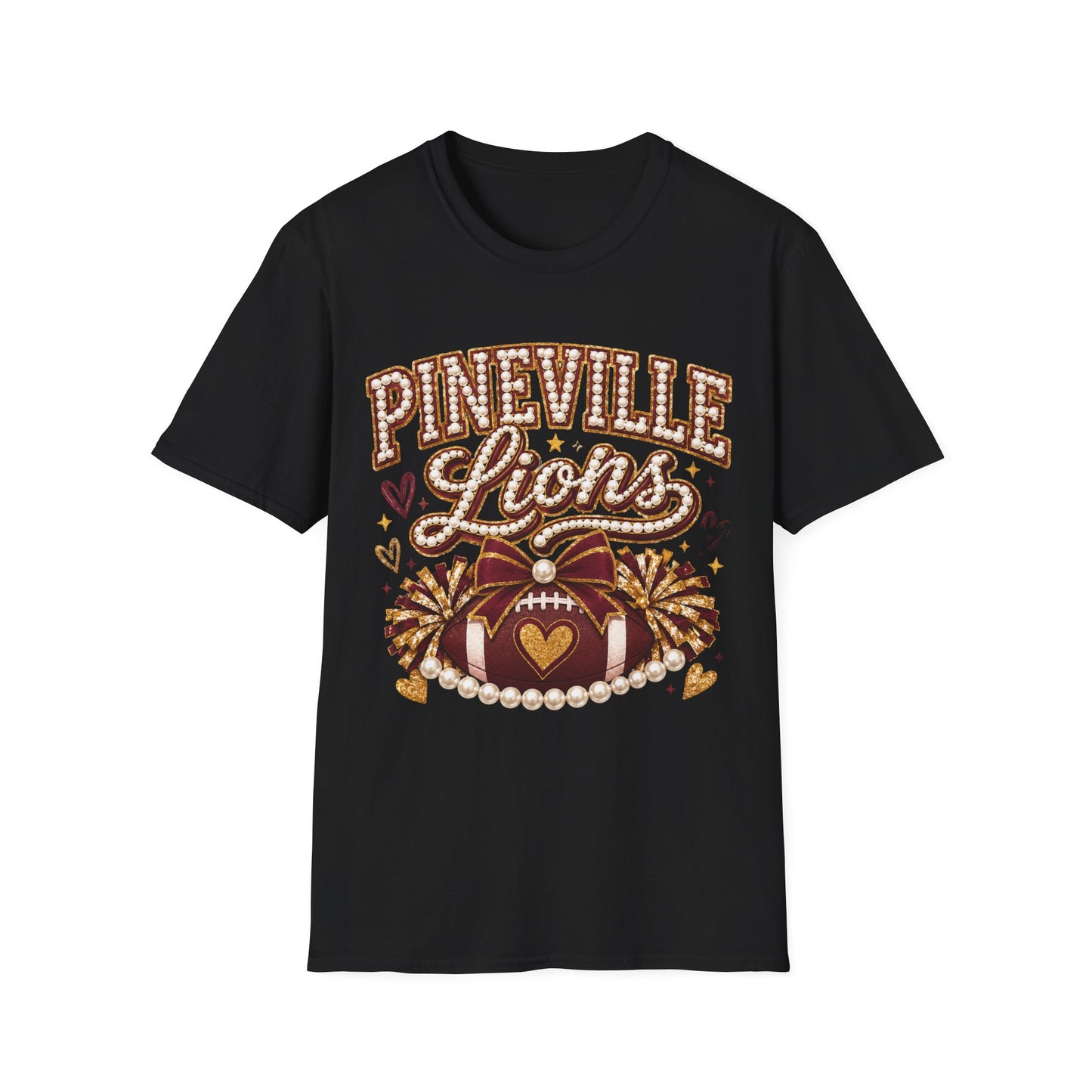 Pineville Lions Glam Game Day Gildan Tee