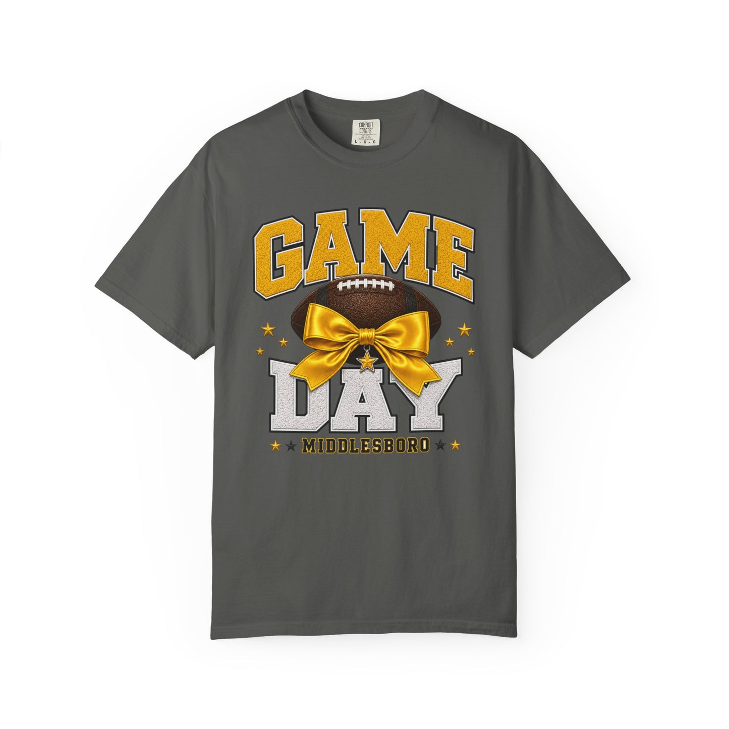 Middlesboro Yellow Jackets Bow Game Day Comfort Colors Tee