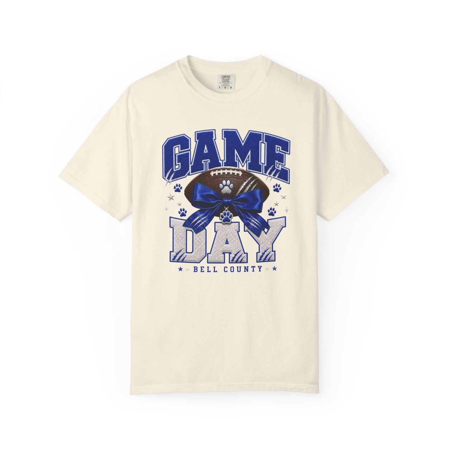 Bell County Bobcats Bow Game Day Comfort Colors Tee