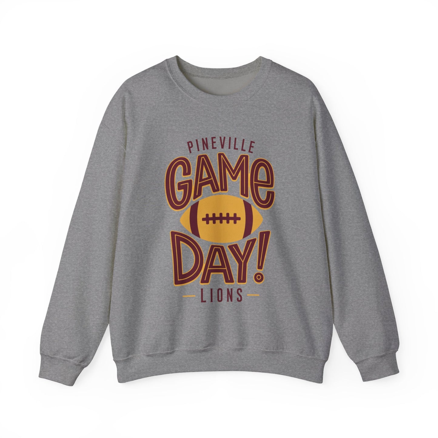 Pineville Lions Game Day Crewneck Sweatshirt