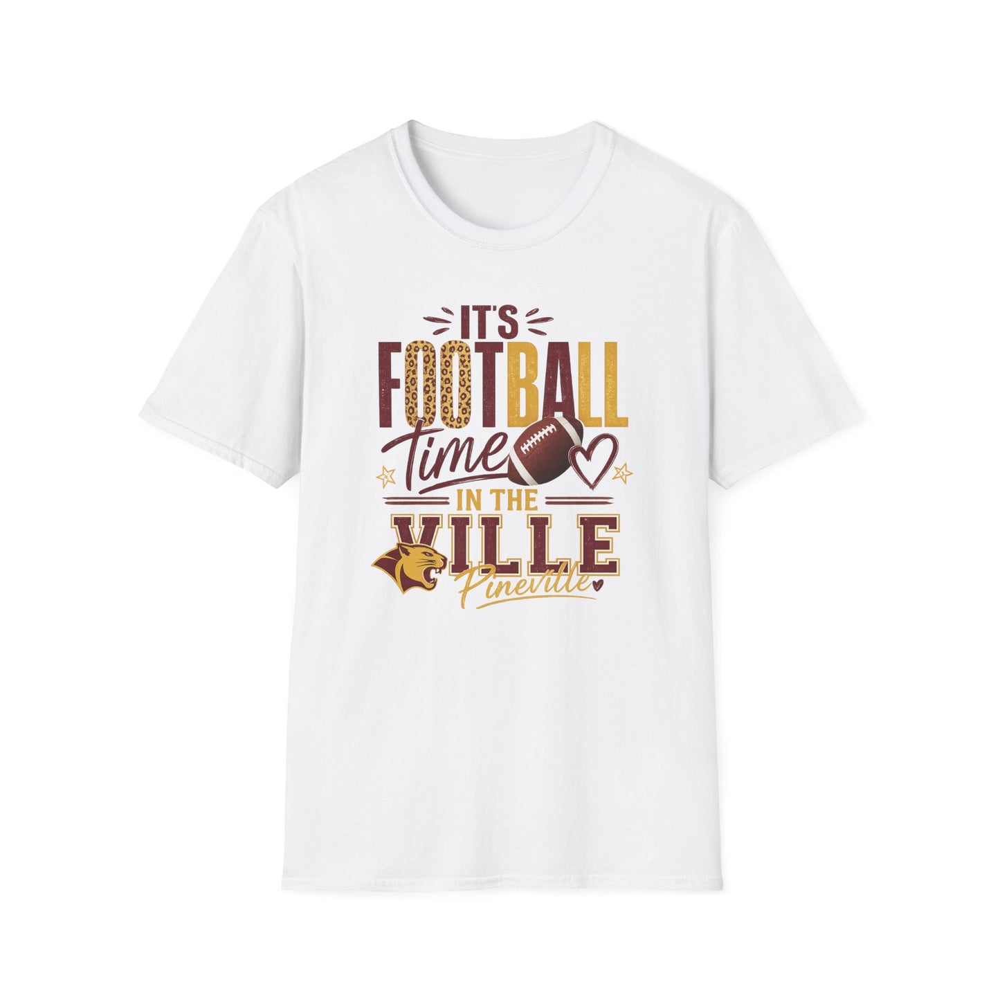It’s Football Time in the Ville | Pineville Mountain Lions Game Day Gildan Graphic Tee