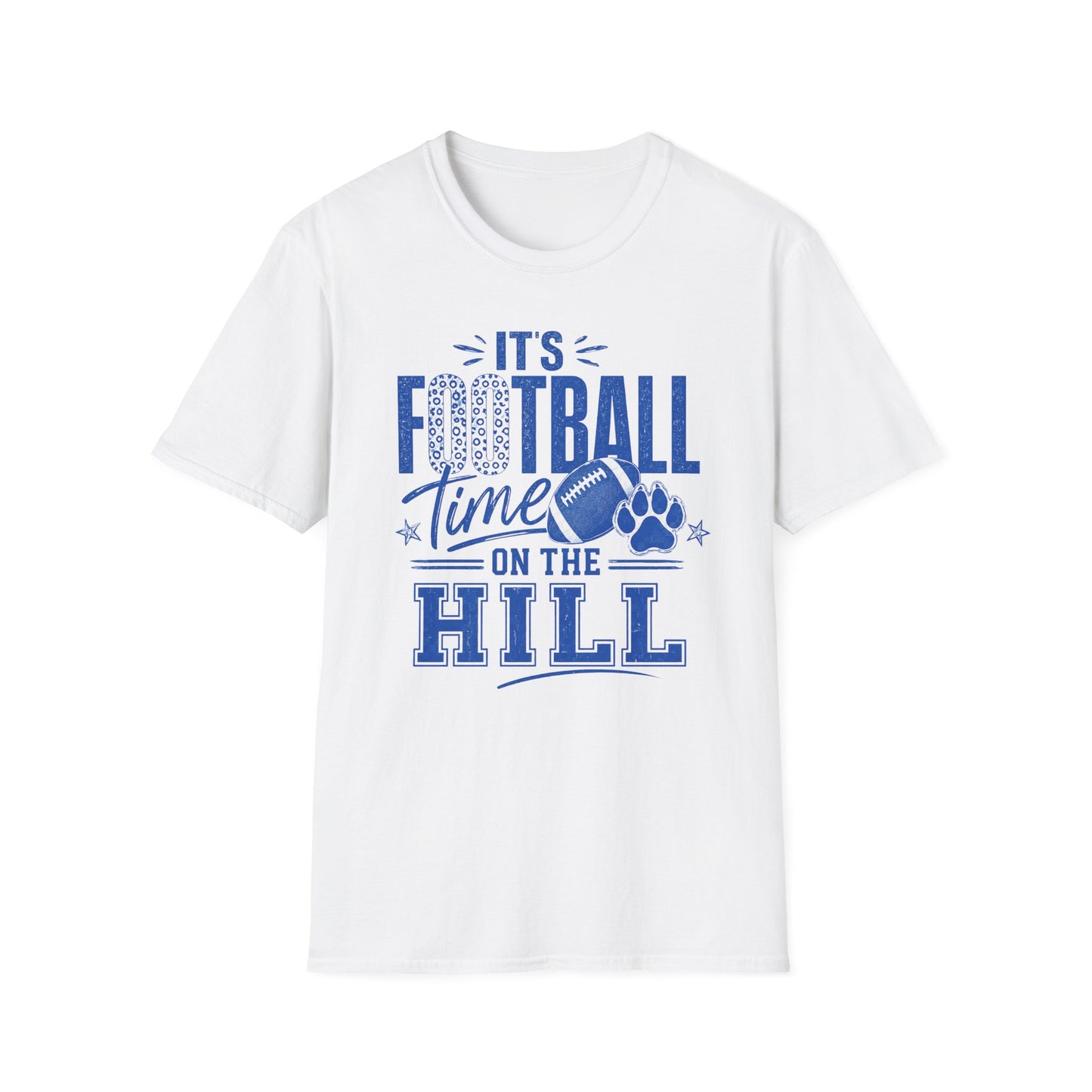 It’s Football Time on the Hill | Bell County Football Graphic Tee (Gildan)