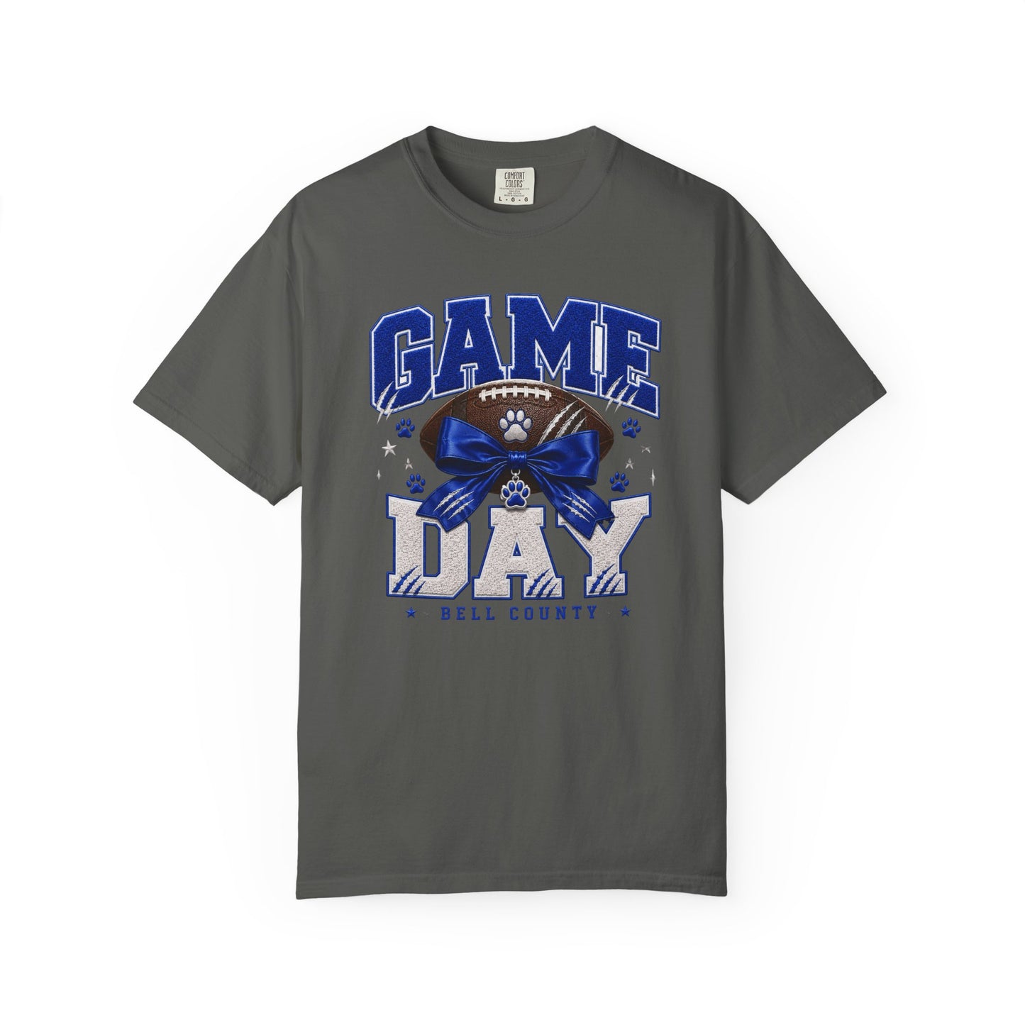 Bell County Bobcats Bow Game Day Comfort Colors Tee