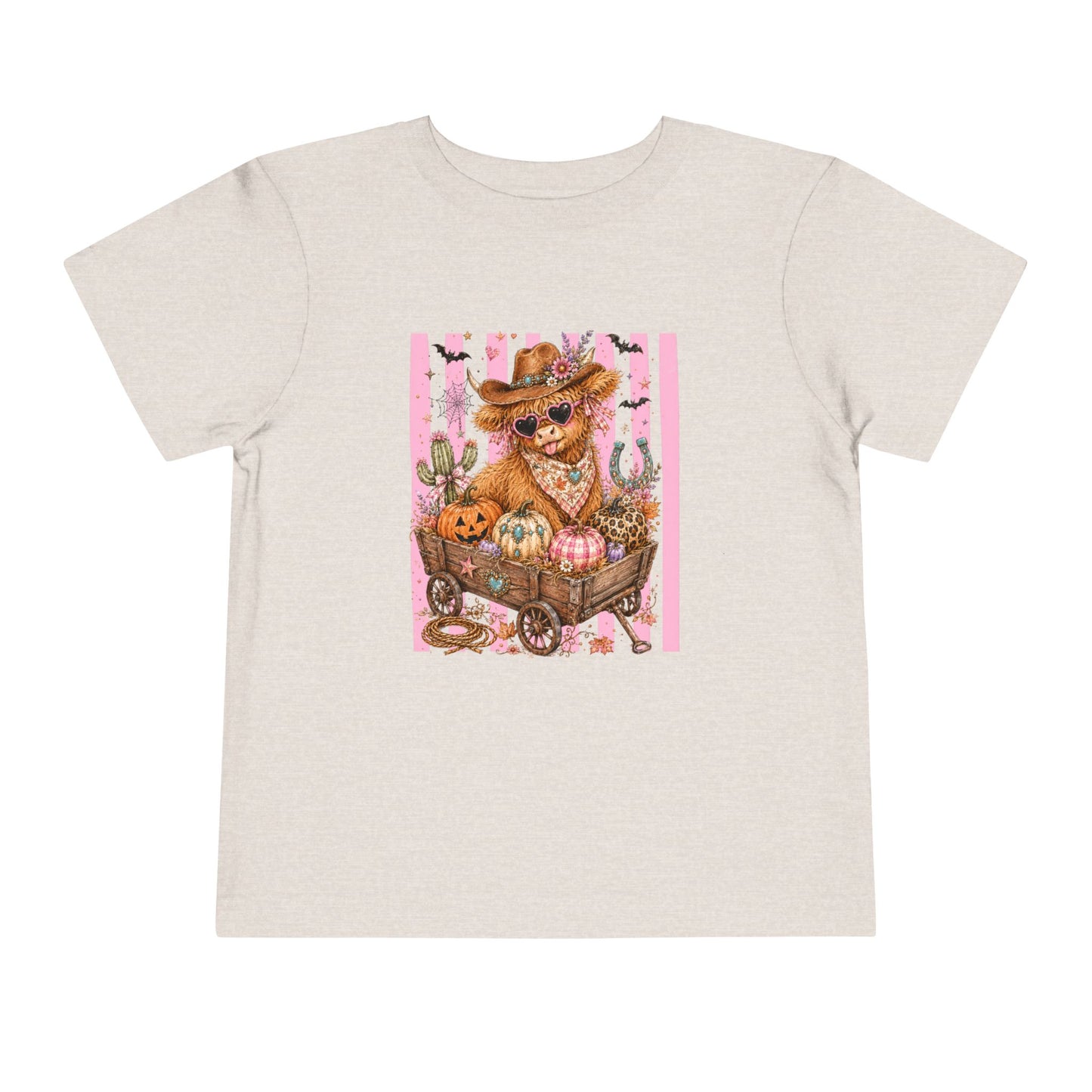 Fall Highland Cow Wagon | Toddler Tee