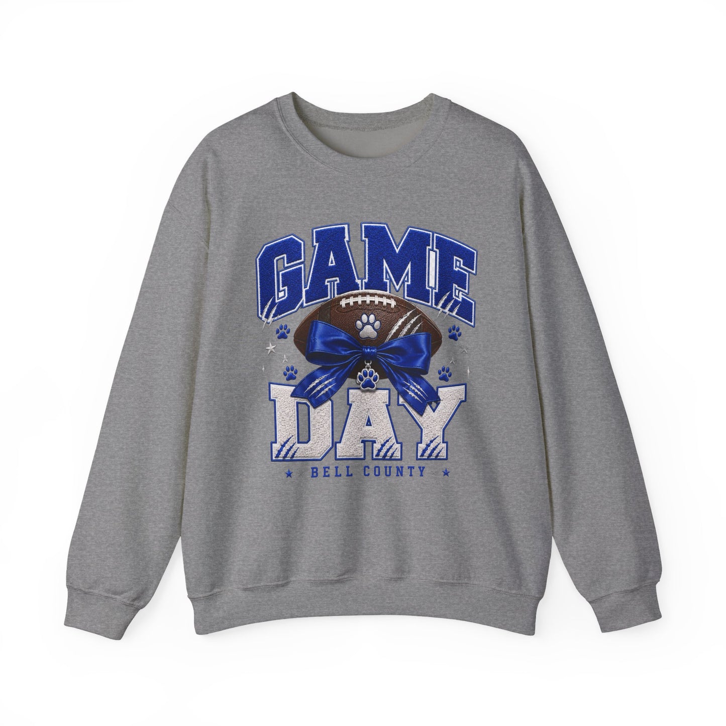 Bell County Bobcats Bow Game Day Crewneck