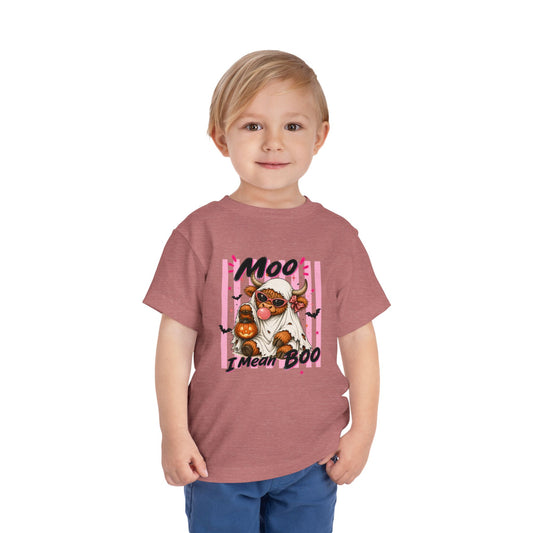 Moo, I Mean Boo | Toddler Tee