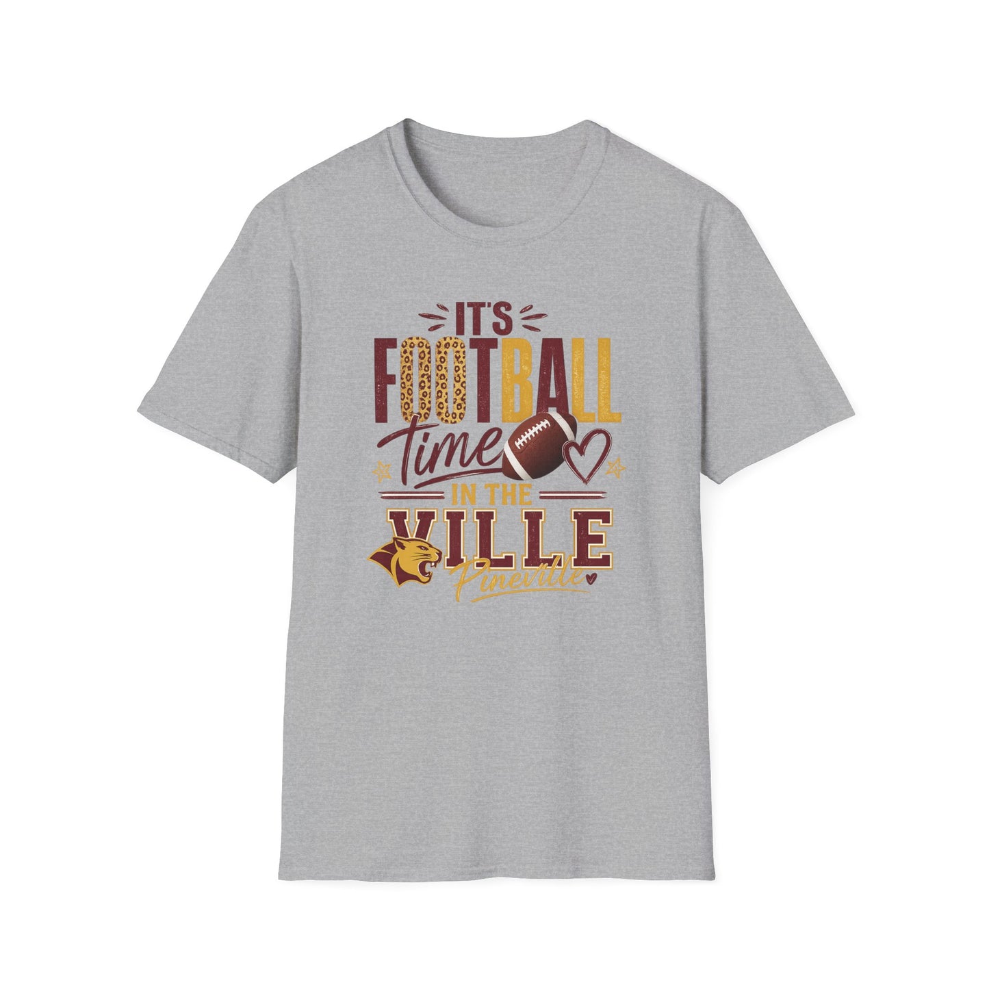 It’s Football Time in the Ville | Pineville Mountain Lions Game Day Gildan Graphic Tee