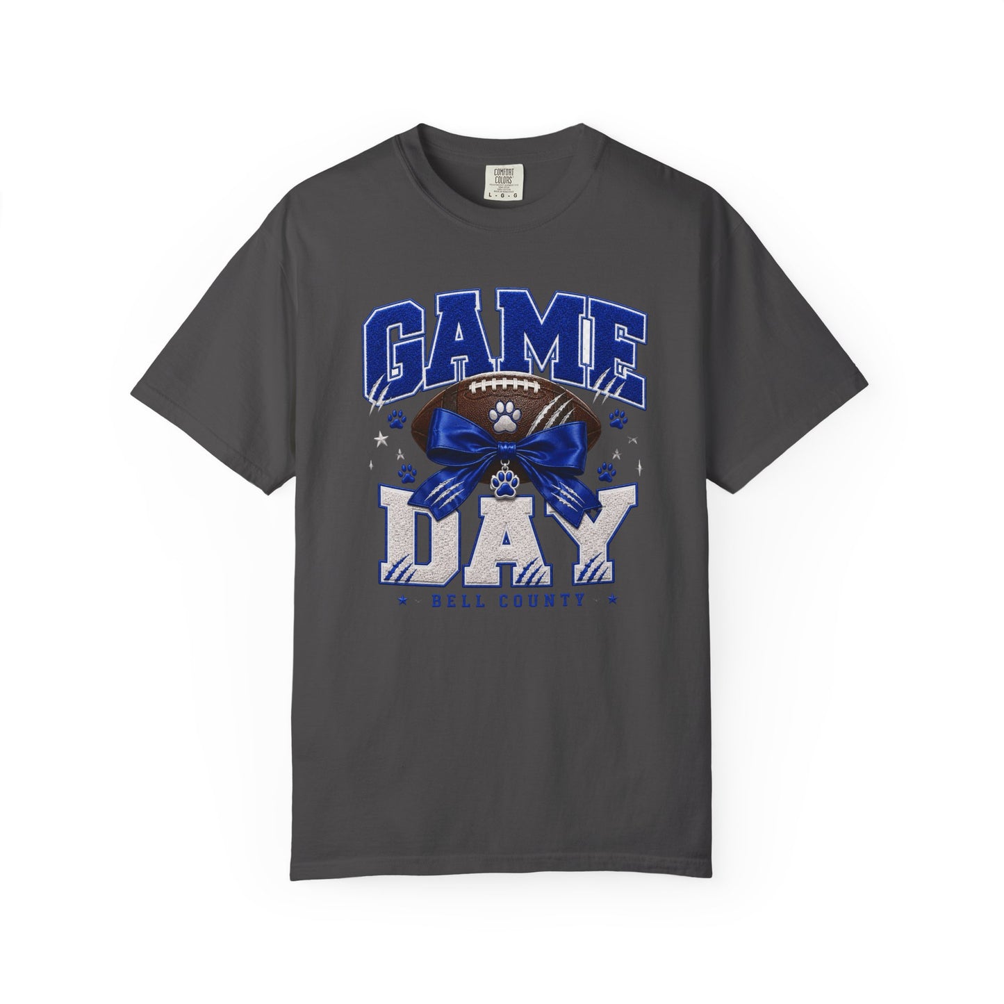 Bell County Bobcats Bow Game Day Comfort Colors Tee