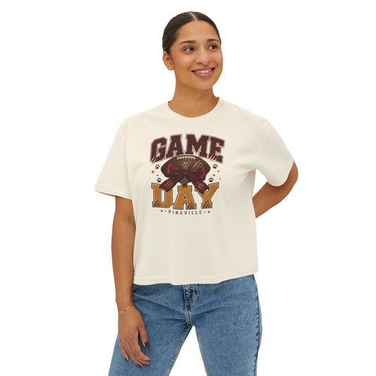 Pineville Lions Game Day Boxy Tee