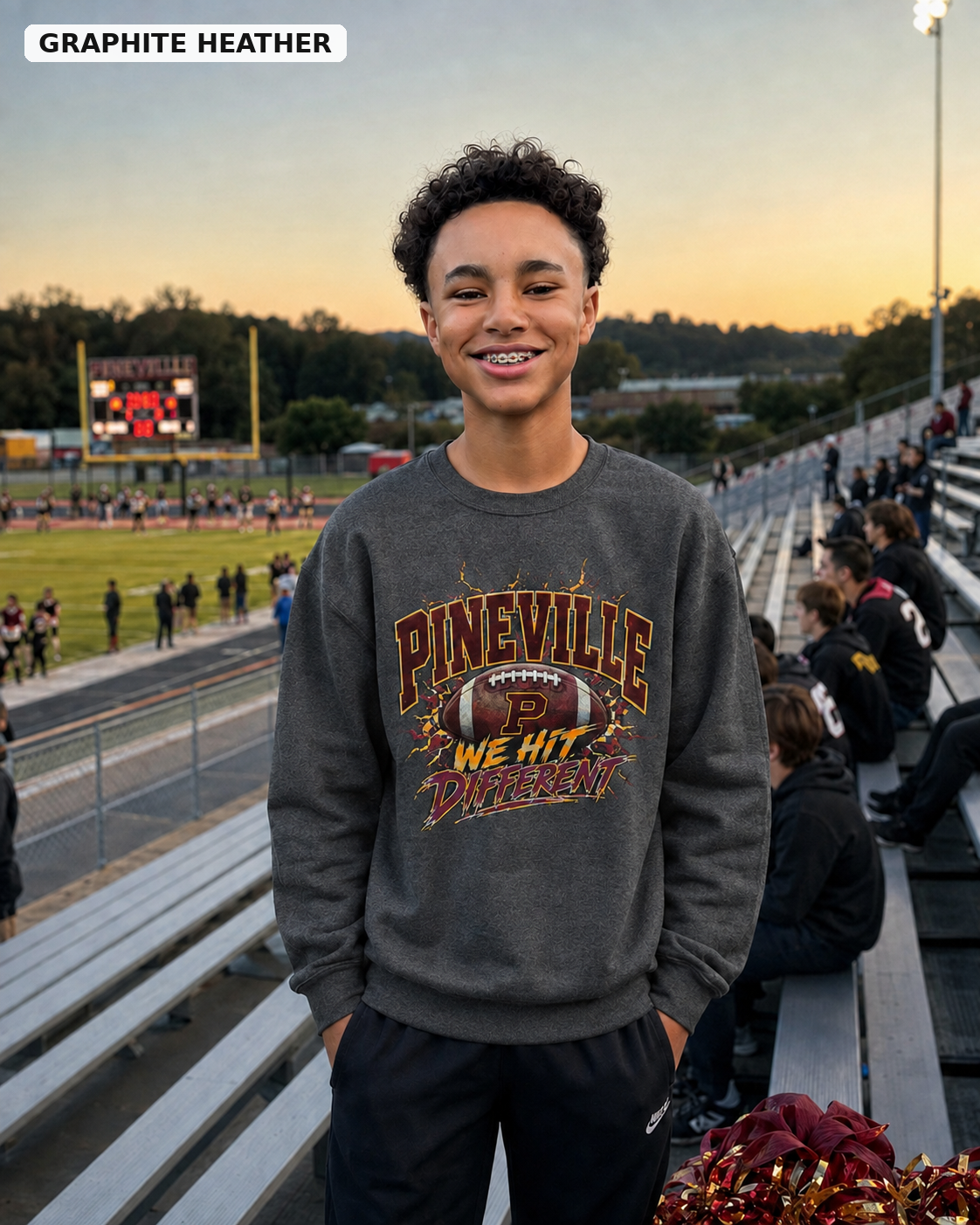 Pineville We Hit Different | Crewneck Sweatshirt