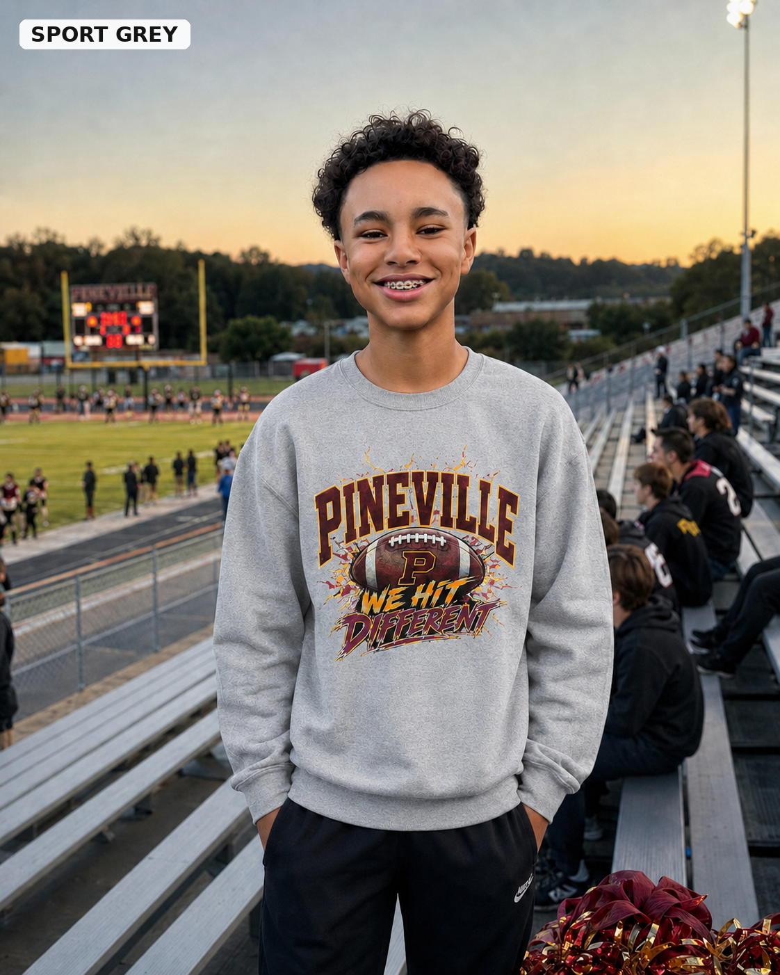 Pineville We Hit Different | Crewneck Sweatshirt