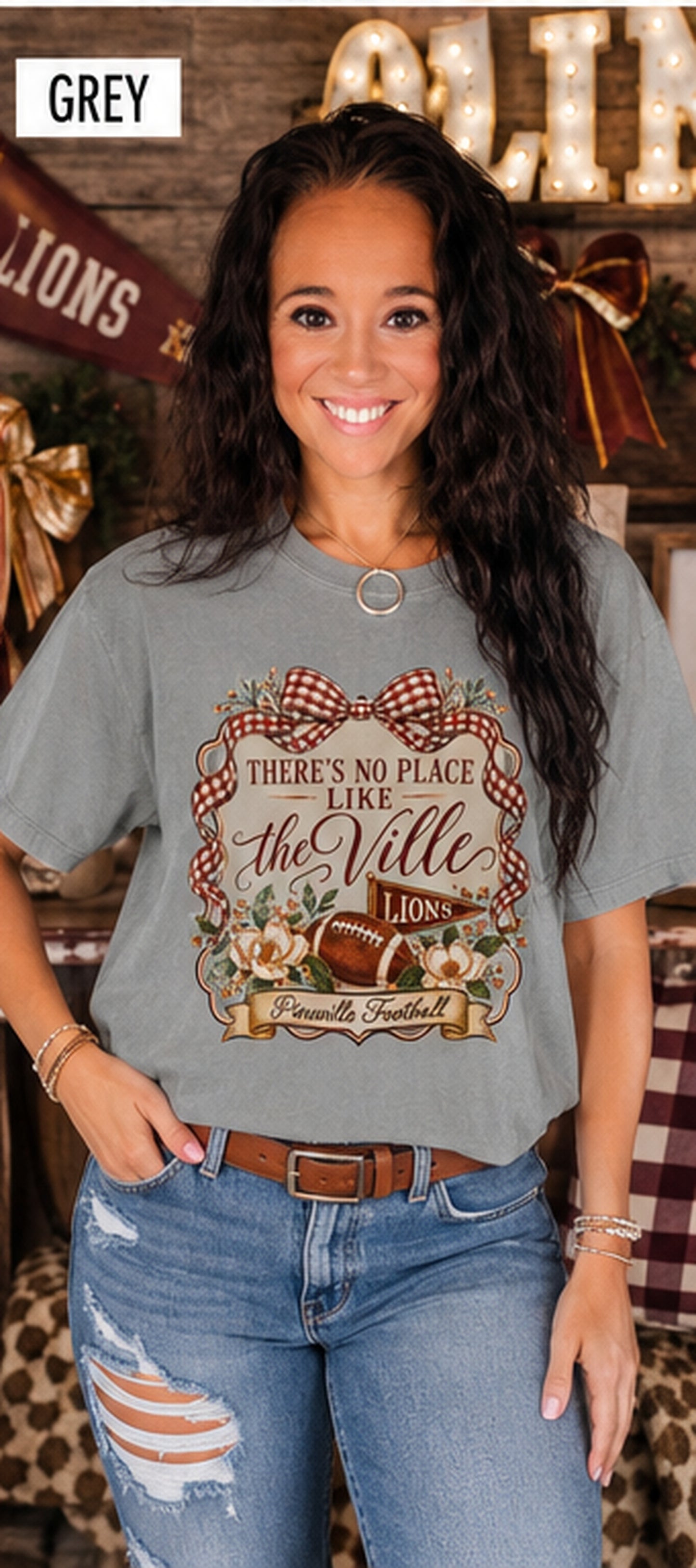 There’s No Place Like the Ville | Pineville Lions Comfort Colors Tee